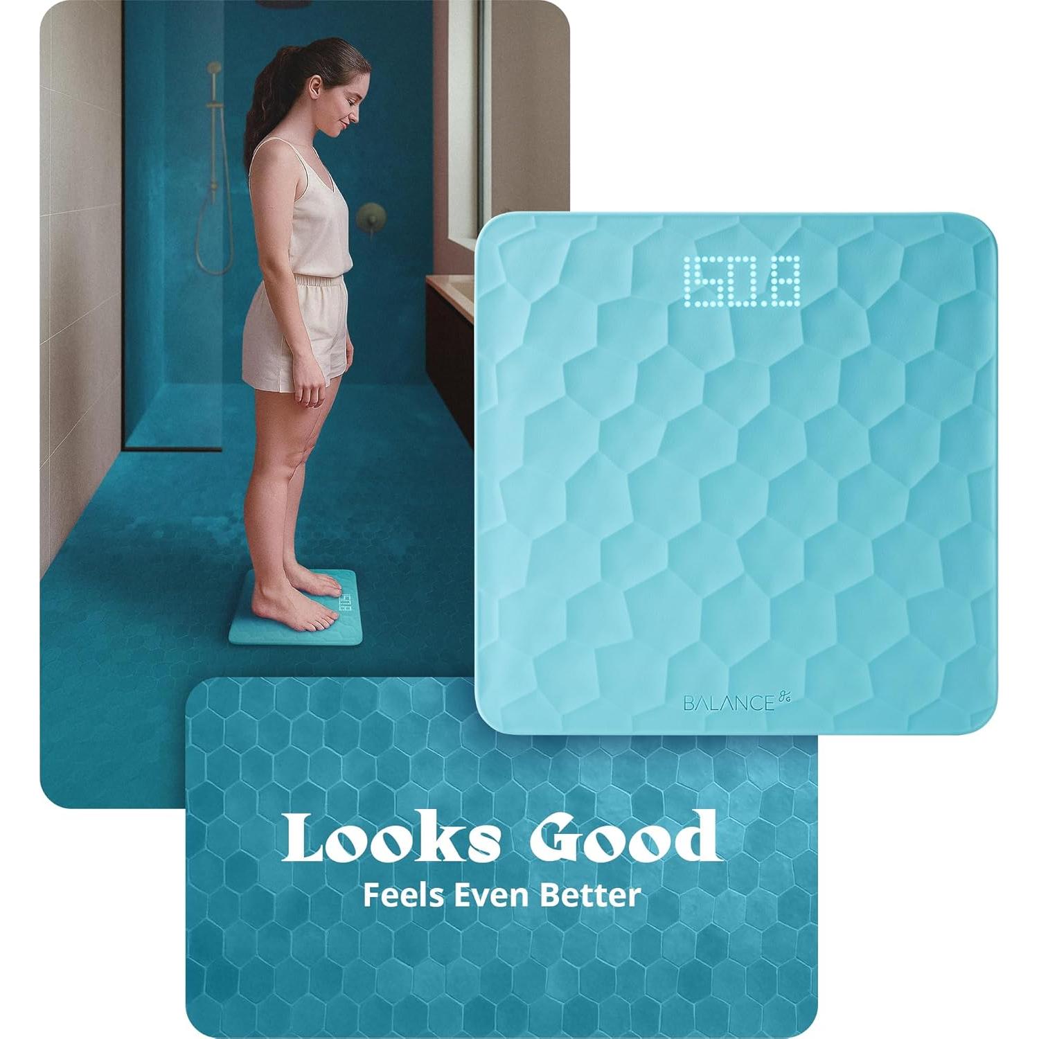 Báscula de baño digital Greater Goods con cubierta de silicona