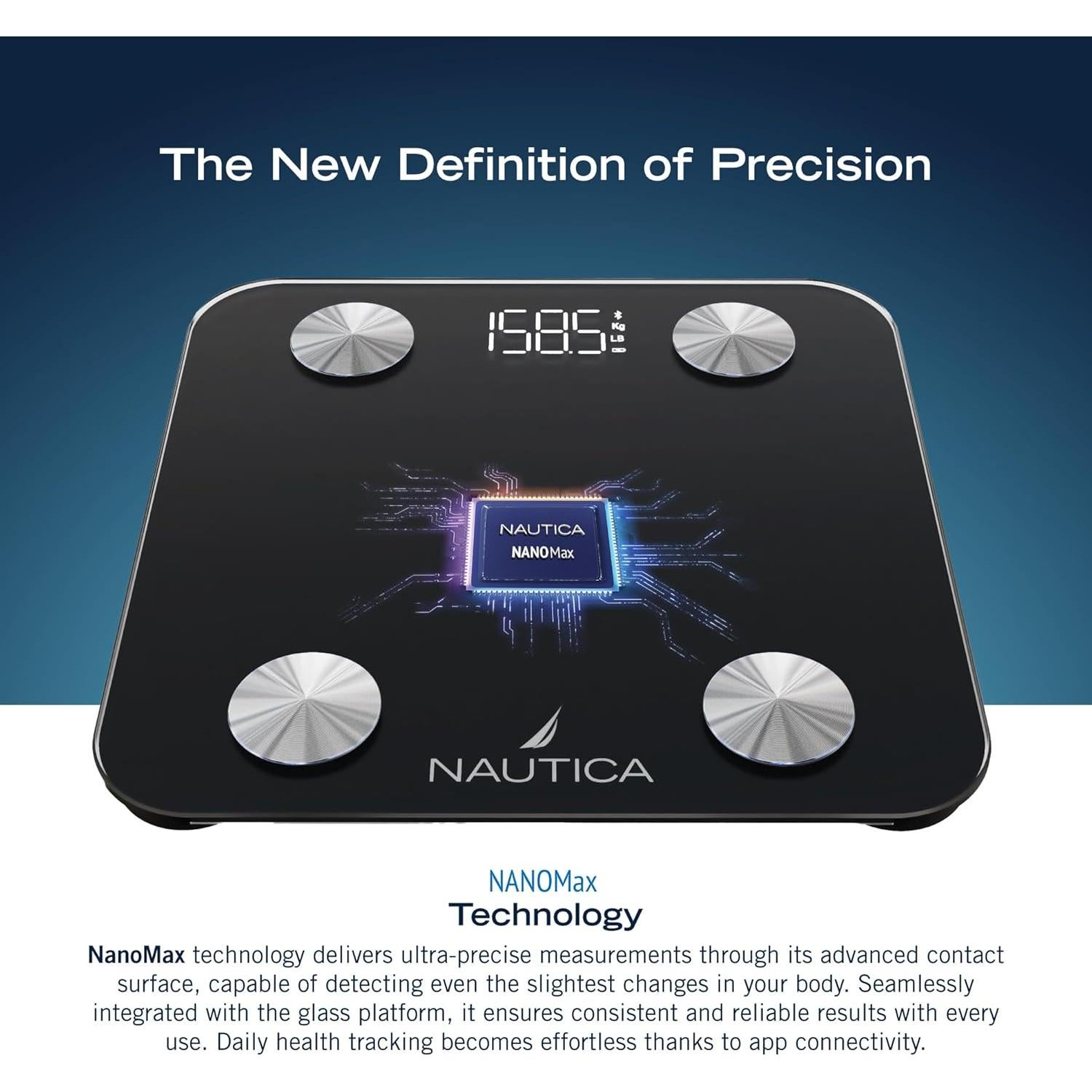 Báscula de Baño Digital Nautica NTSC01 Bluetooth 180 kg