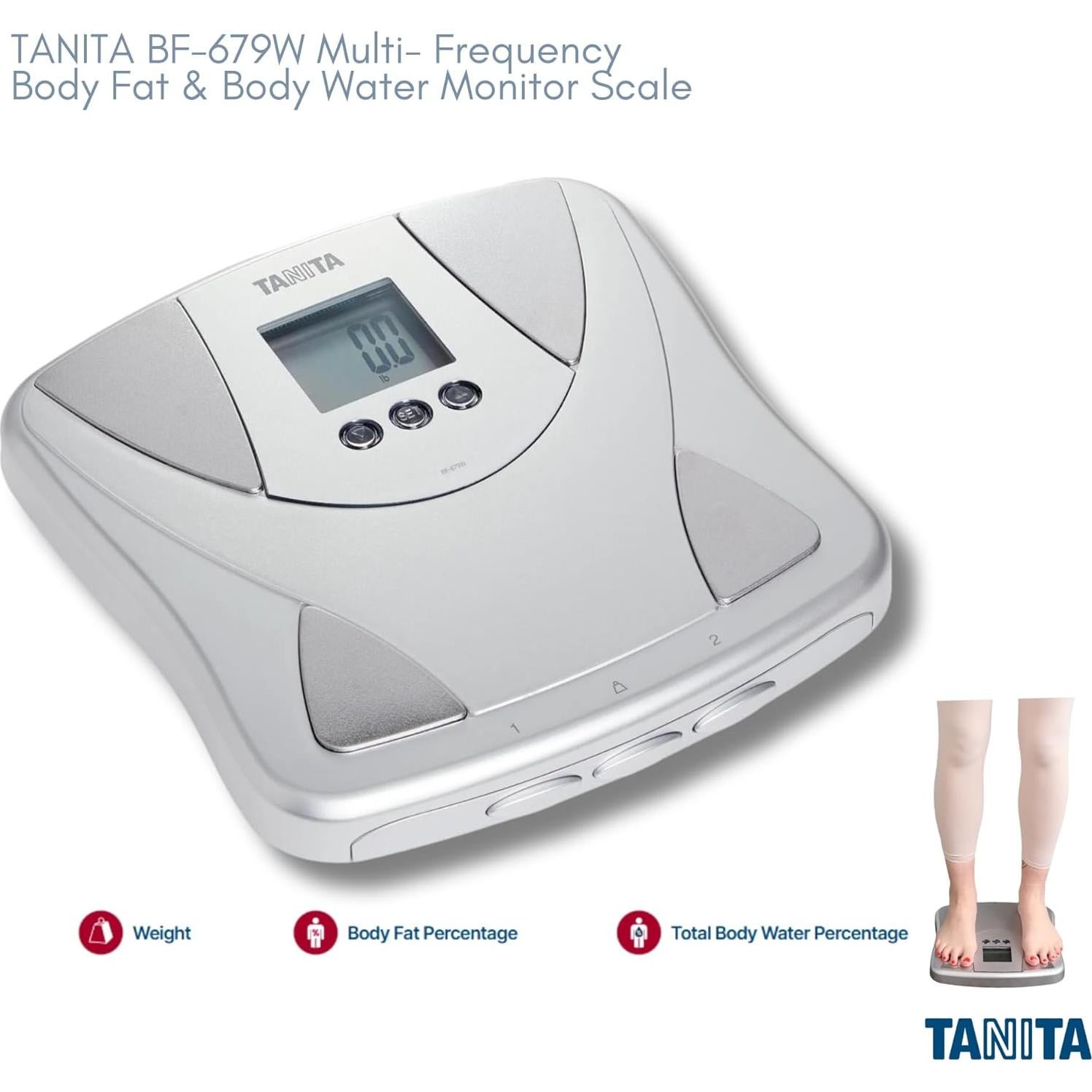 Balanza Digital de Grasa Corporal Tanita BF-679W - 136 kg