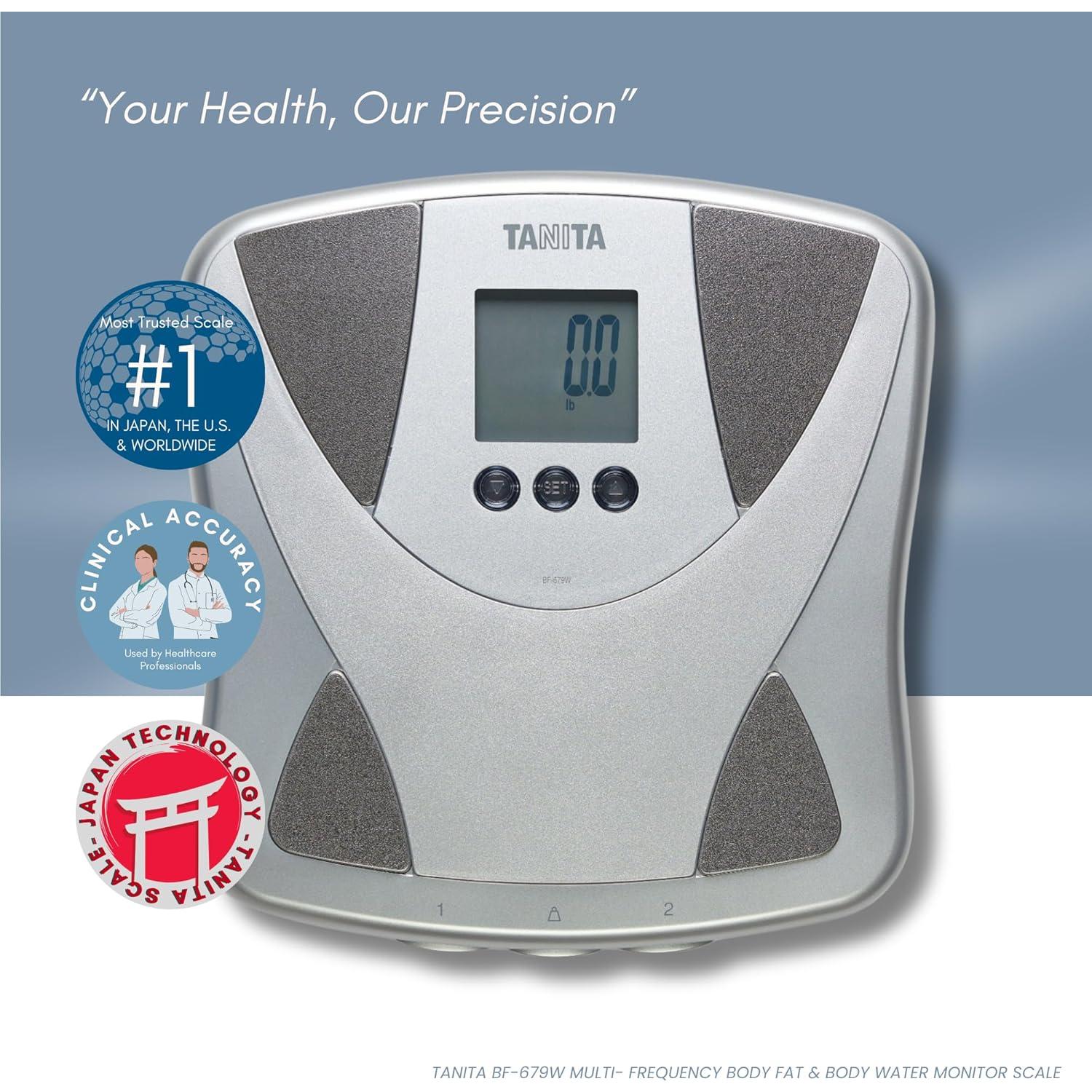 Balanza Digital de Grasa Corporal Tanita BF-679W - 136 kg