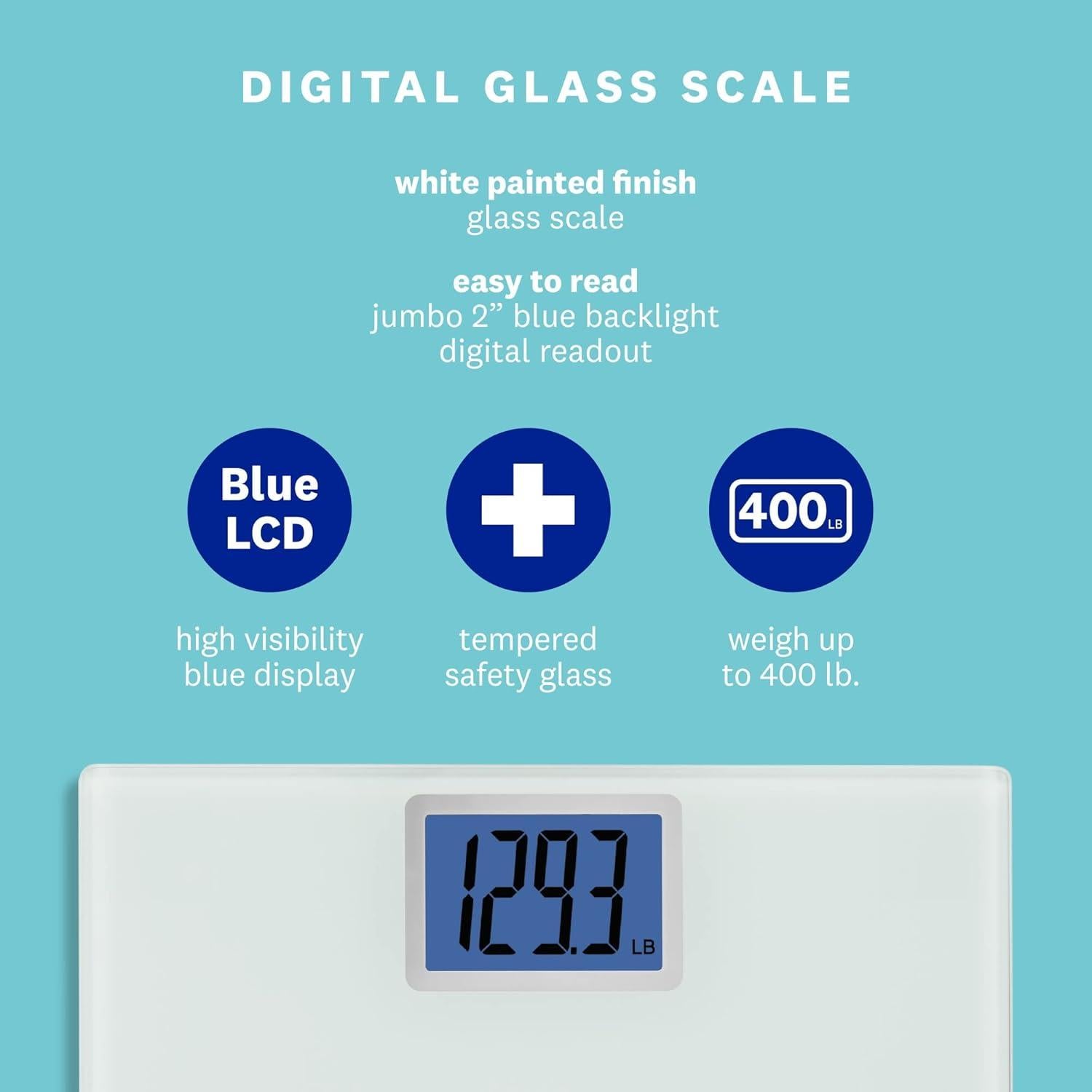 Escala Digital de Baño Weight Watchers Conair 182 kg Vidrio