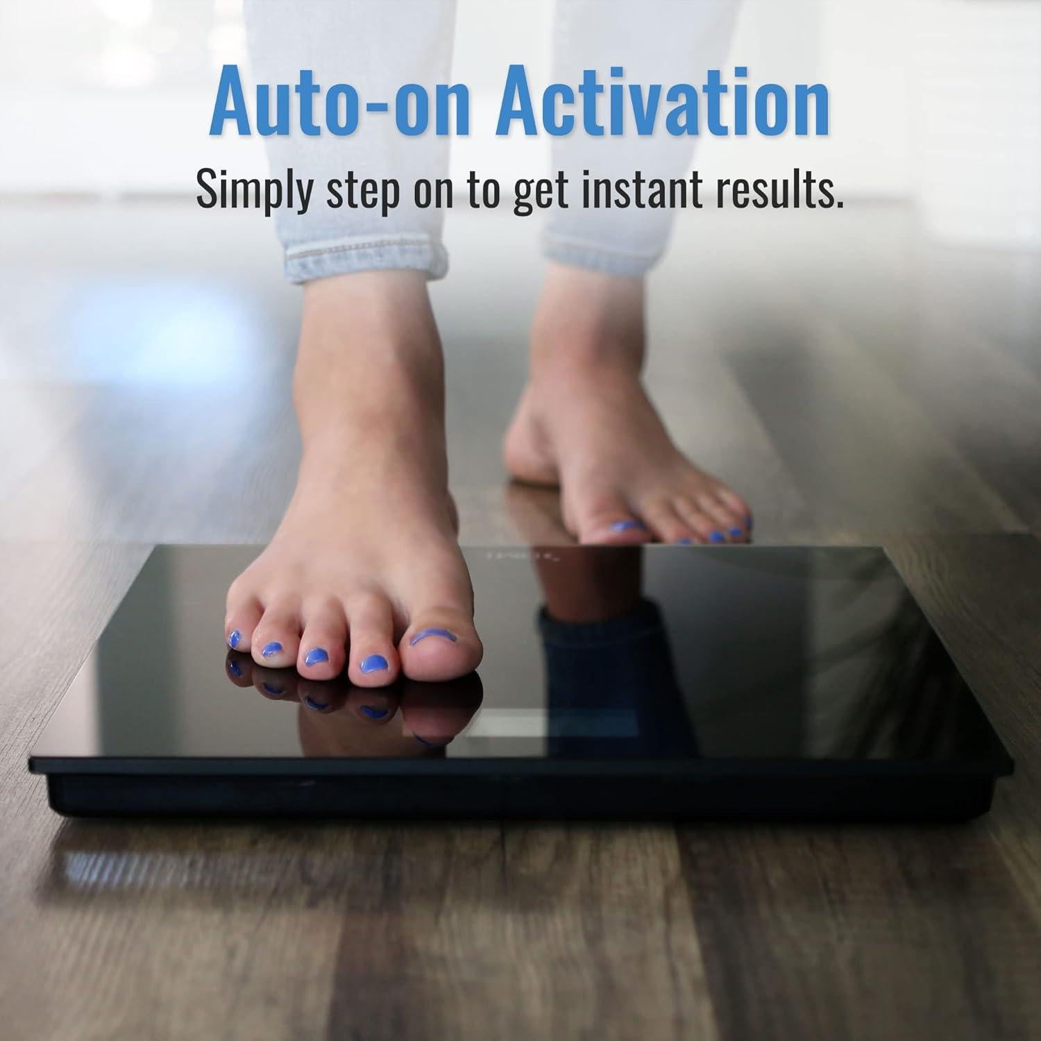 Báscula de baño digital DMI vidrio templado 199.58 kg