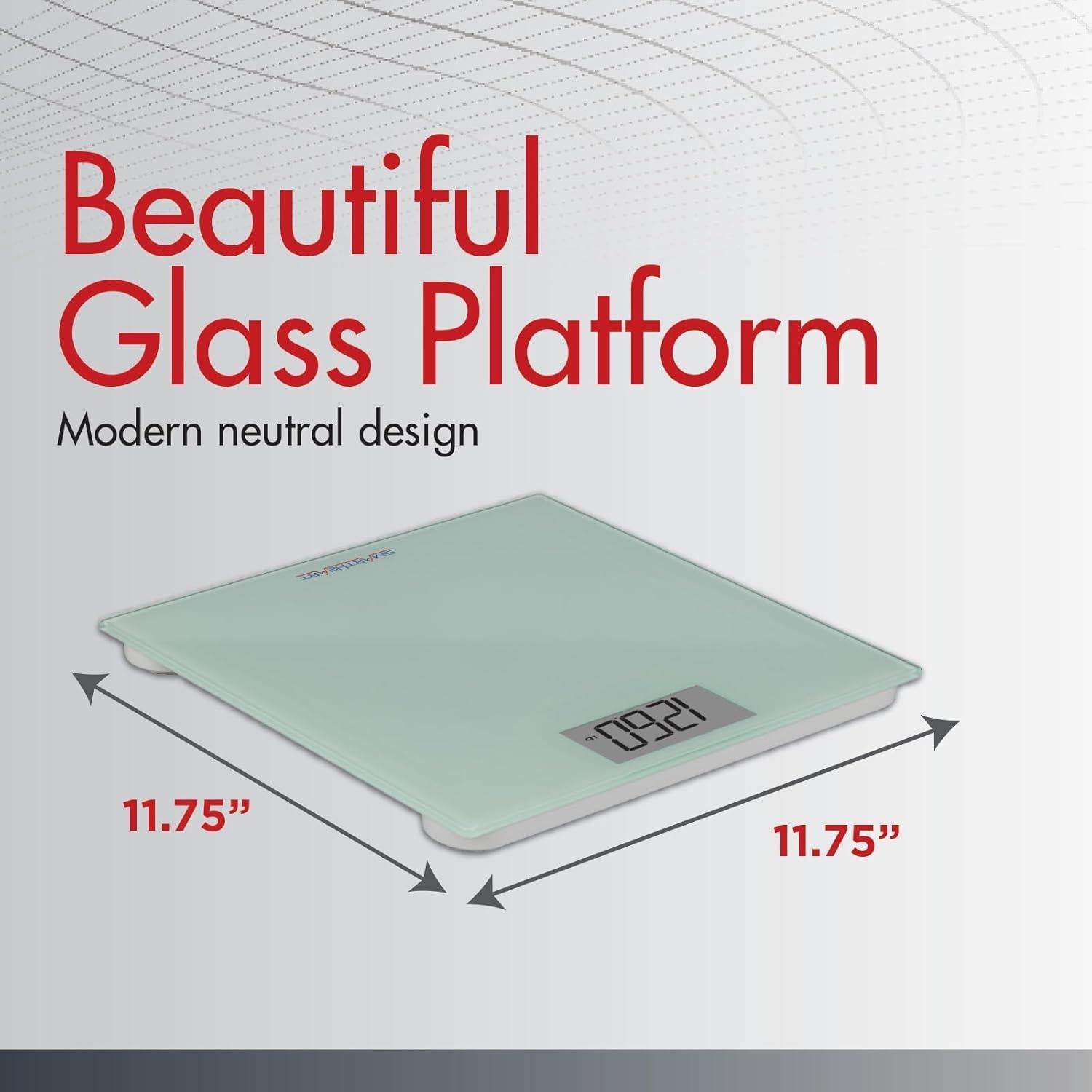 Báscula Digital Veridian 19-101 Vidrio Templado 0.45kg