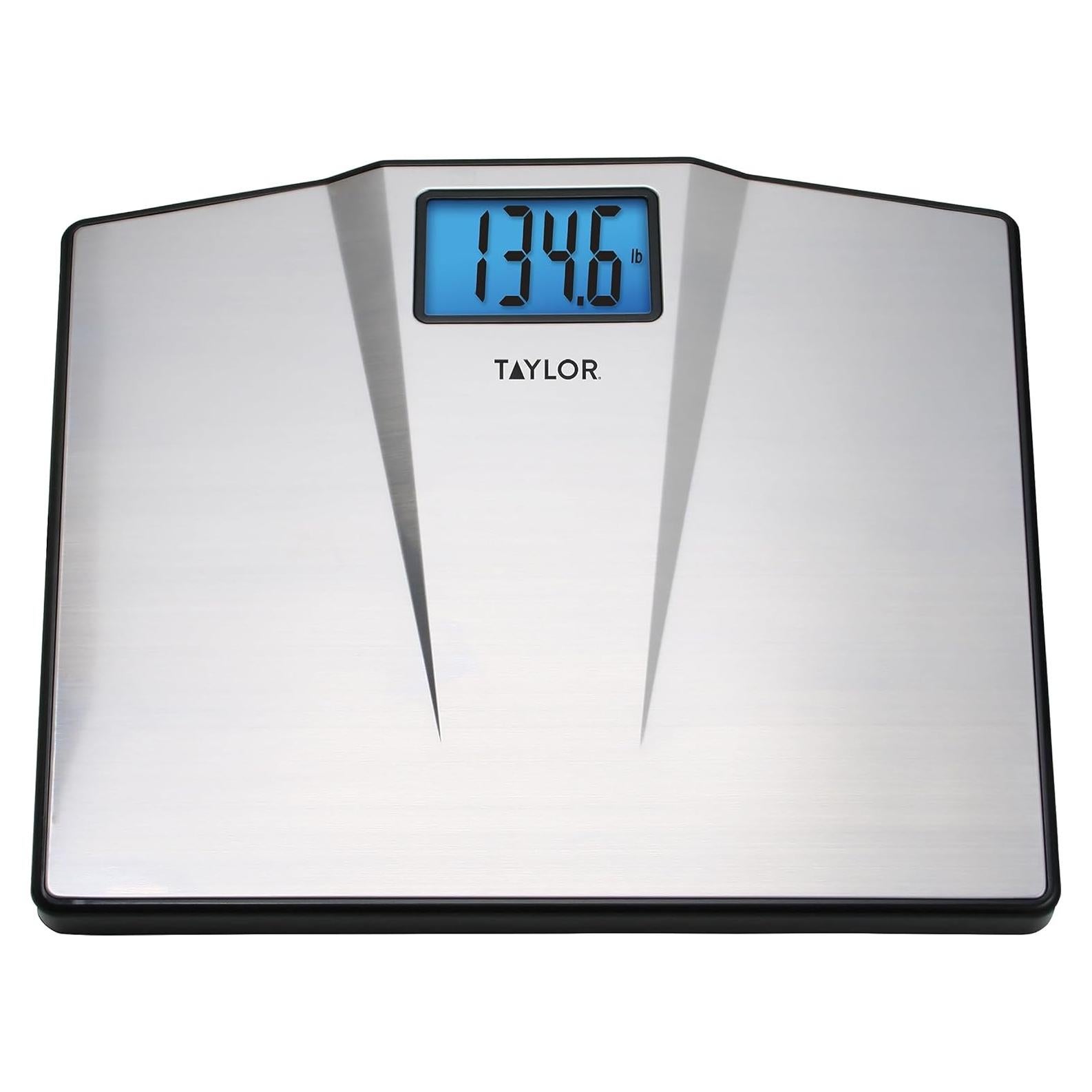 Escala Digital de Baño Taylor 7410, Acero Inoxidable, 250 kg