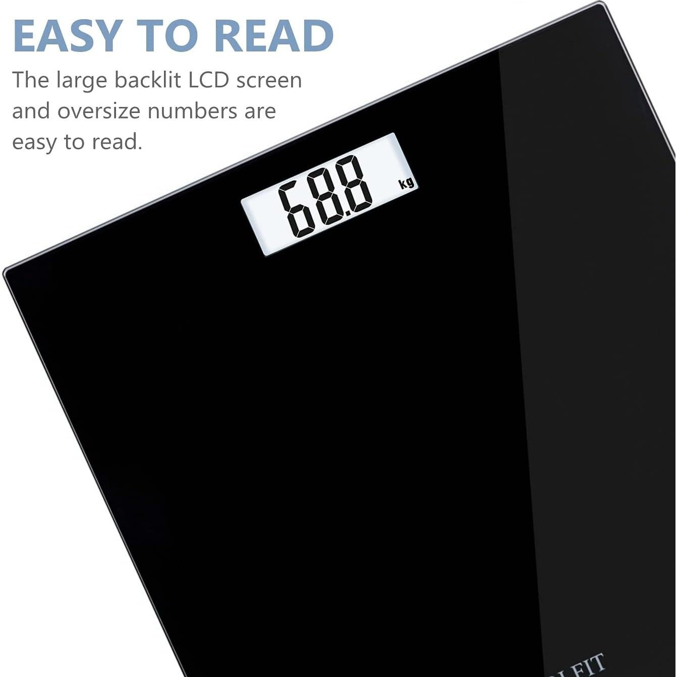 Balanza Digital de Baño NUTRI FIT 181 kg Ultra Delgado