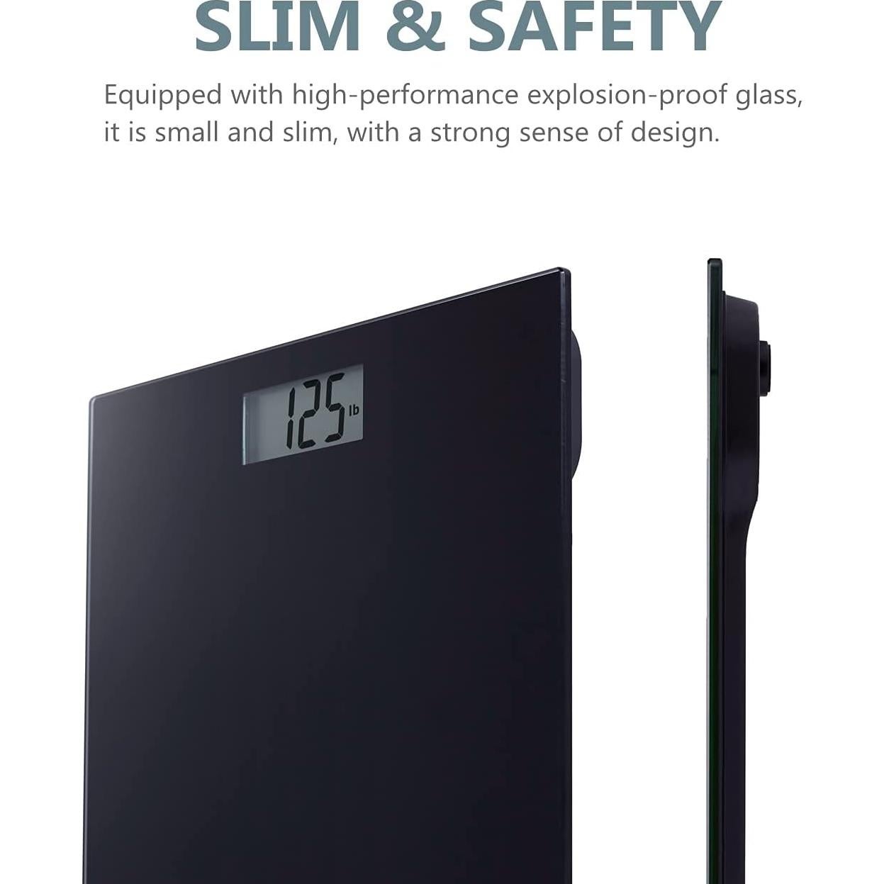 Balanza Digital de Baño NUTRI FIT 181 kg Ultra Delgado