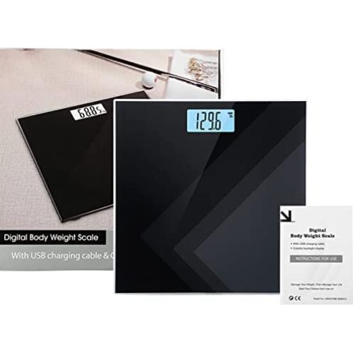 Báscula Digital Uten con Carga USB y Pantalla LCD 180kg