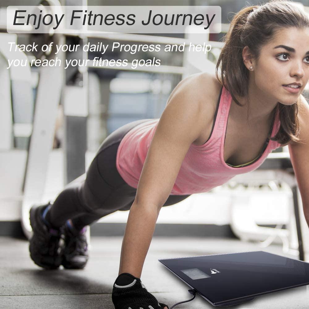 Báscula Digital Uten con Carga USB y Pantalla LCD 180kg