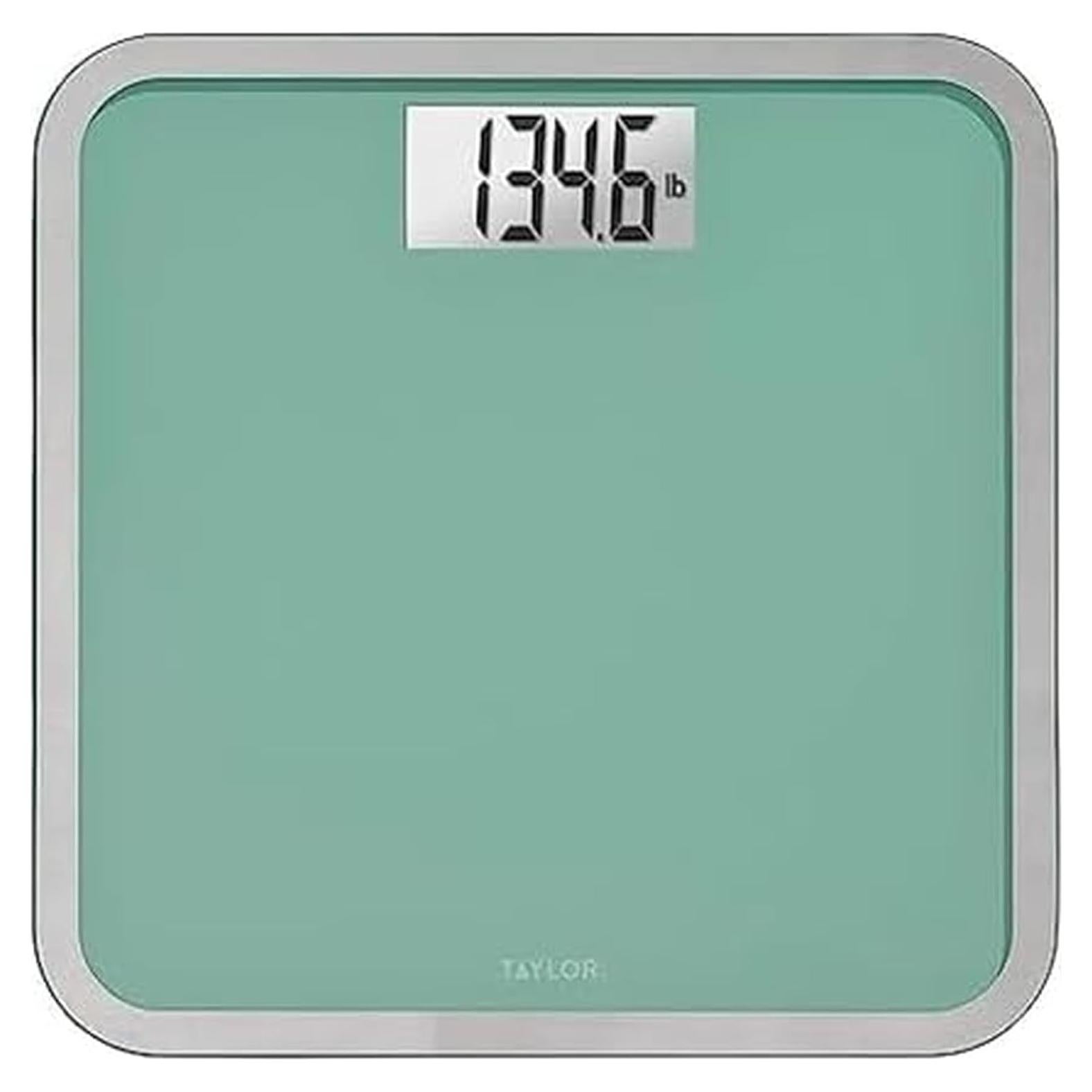 Báscula Digital de Vidrio Taylor 5274460 Verde Espuma 500 kg
