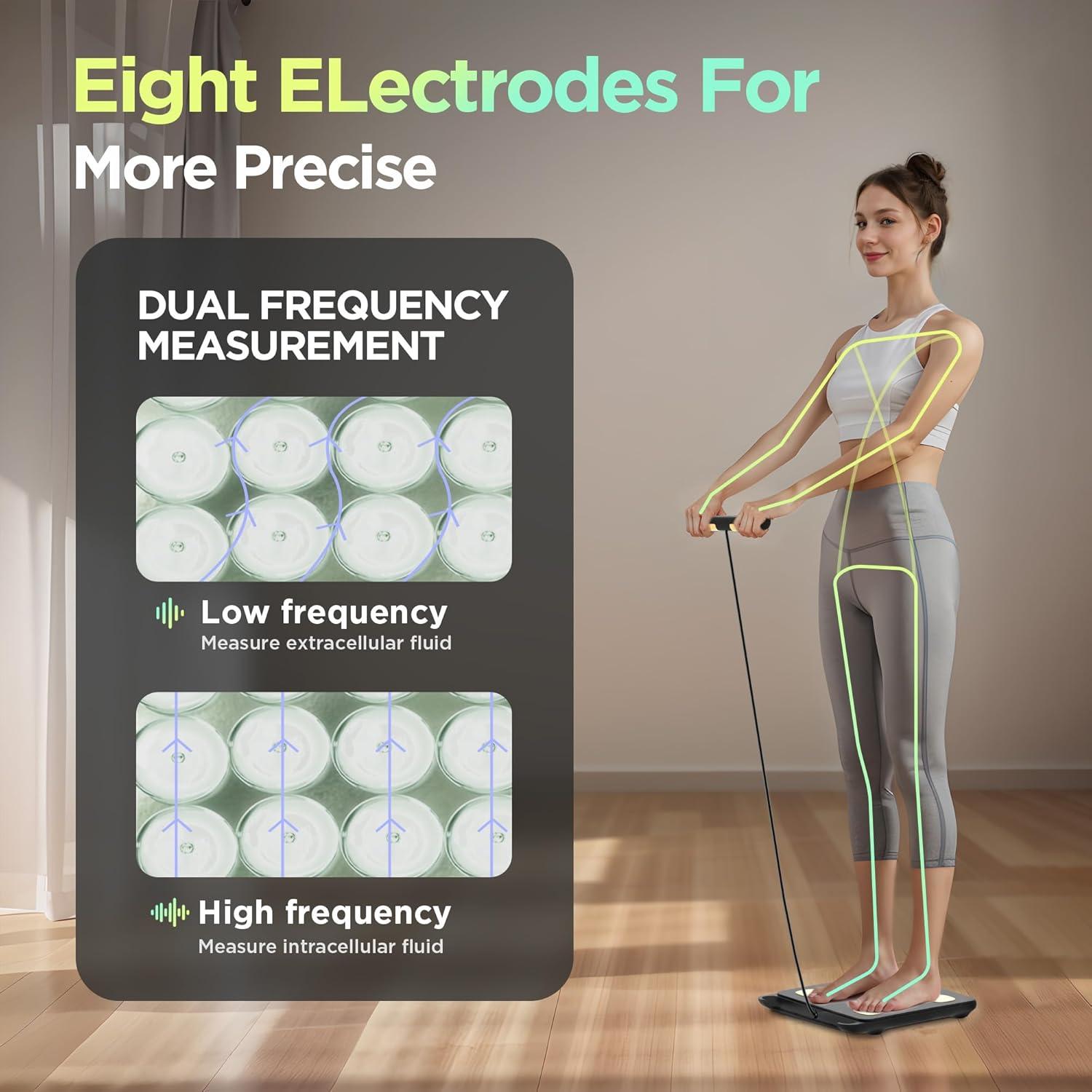 Báscula Inteligente RunStar FG2202-B con 8 Electrodos y APP