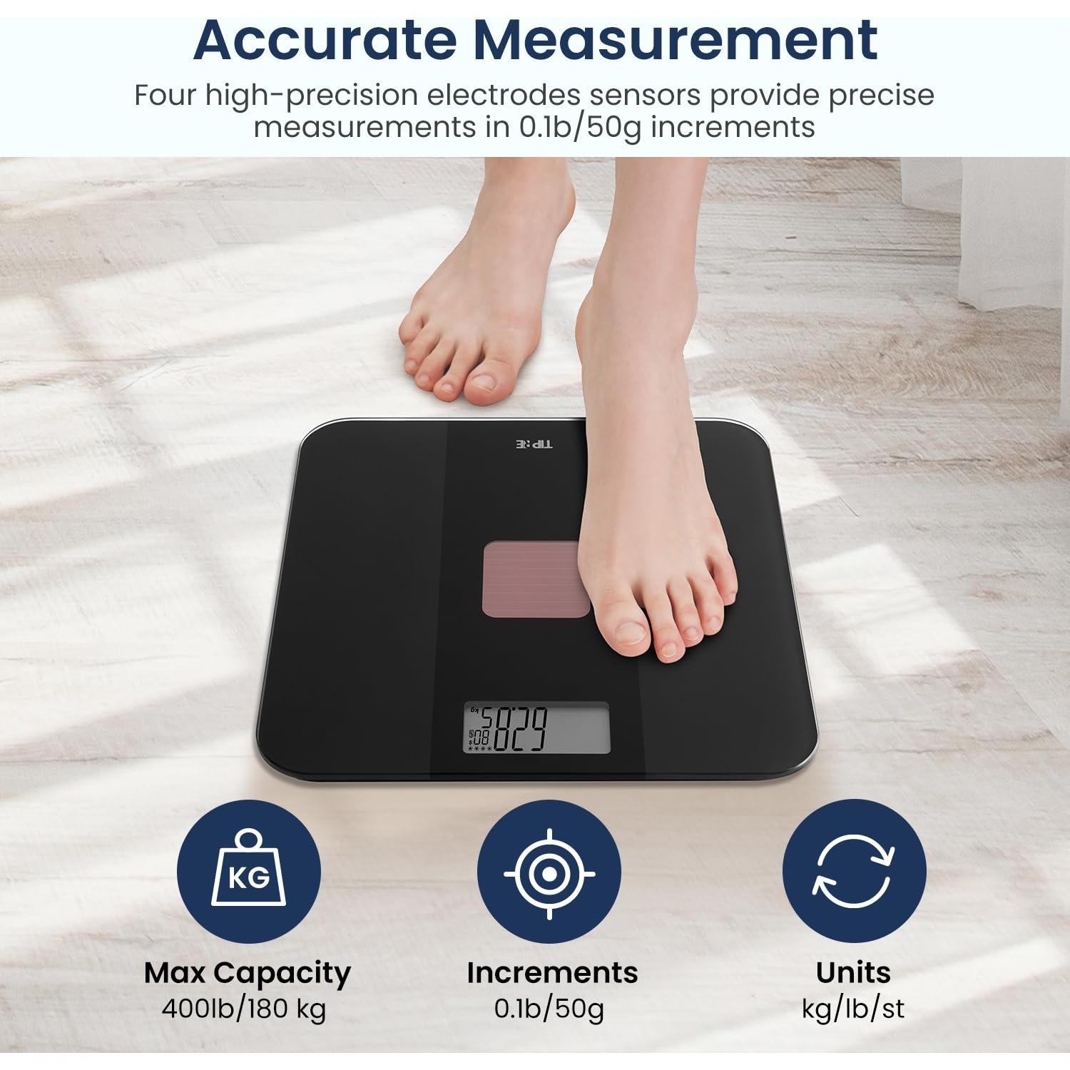 Báscula Digital Solar TIPRE BS01 180kg Precisión 0.045kg