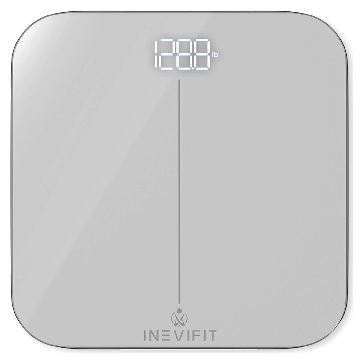 Báscula de baño digital INEVIFIT Premium 181 kg vidrio templado