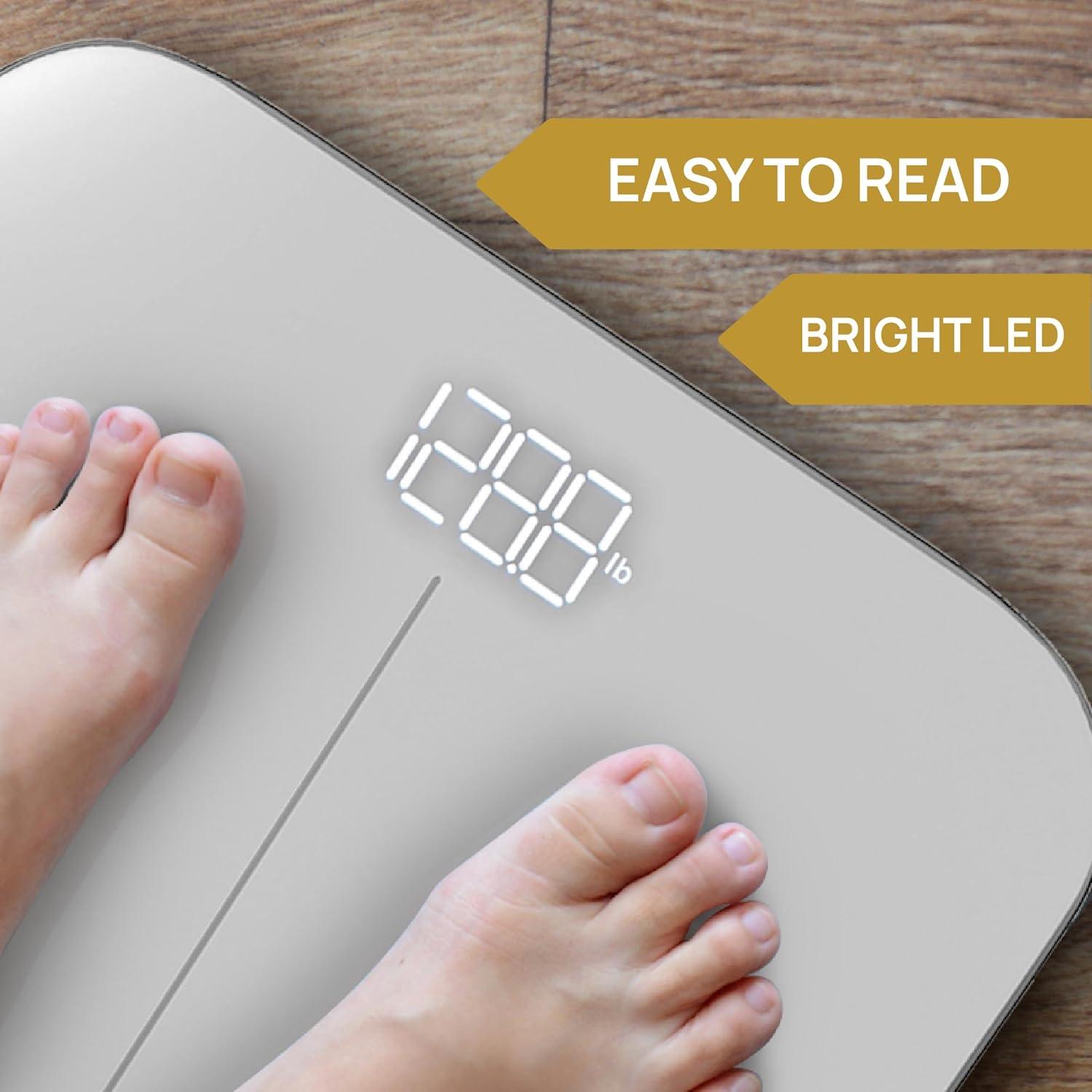 Báscula de baño digital INEVIFIT Premium 181 kg vidrio templado