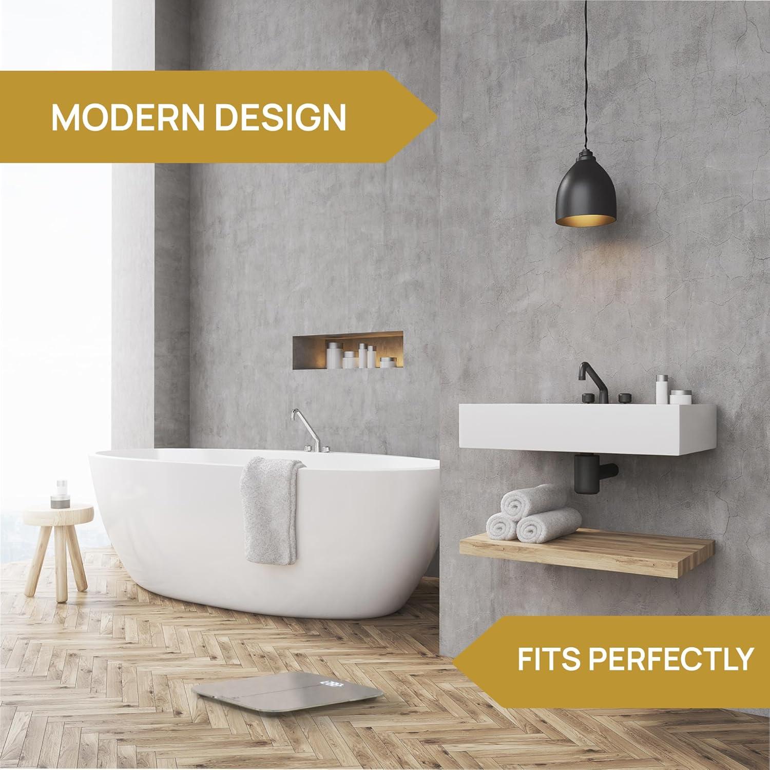 Báscula de baño digital INEVIFIT Premium 181 kg vidrio templado