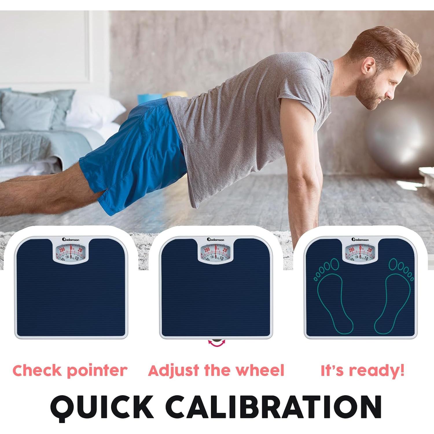 Báscula Analógica Adamson A21 - Hasta 136 kg - Antideslizante