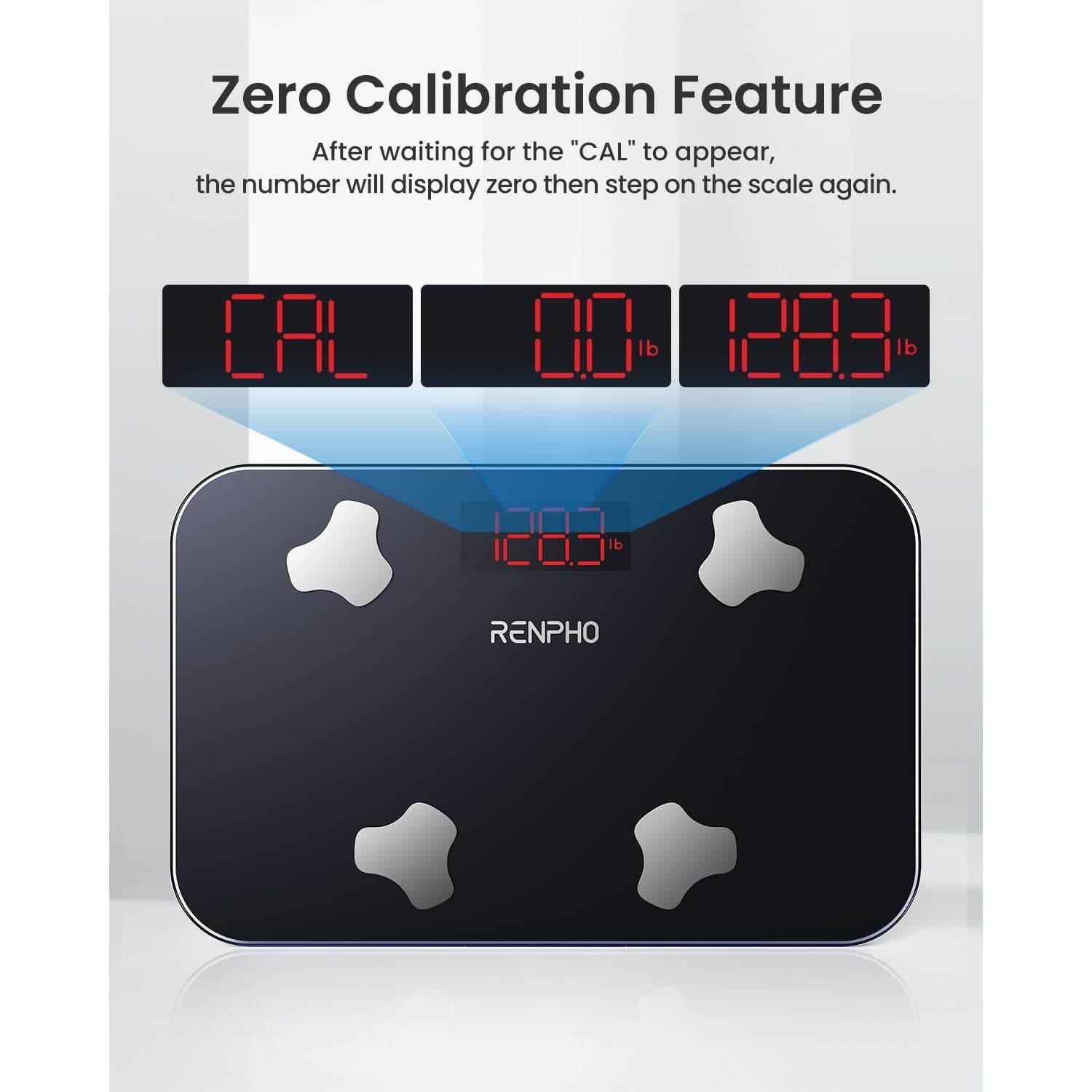 Báscula de Viaje RENPHO R-A009 para Peso Corporal y Grasa