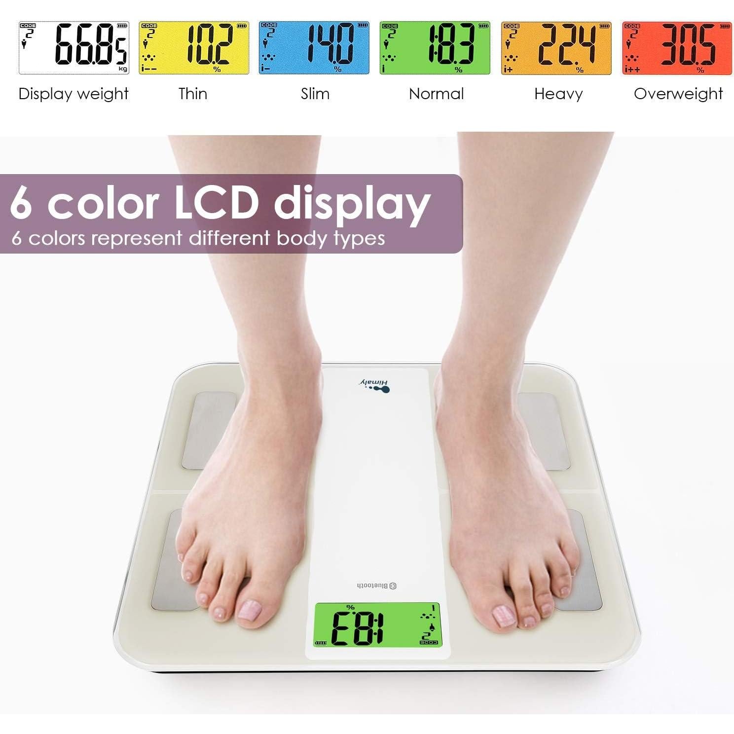 Balanza de Baño Digital Bluetooth himaly IF1011AR 181 kg