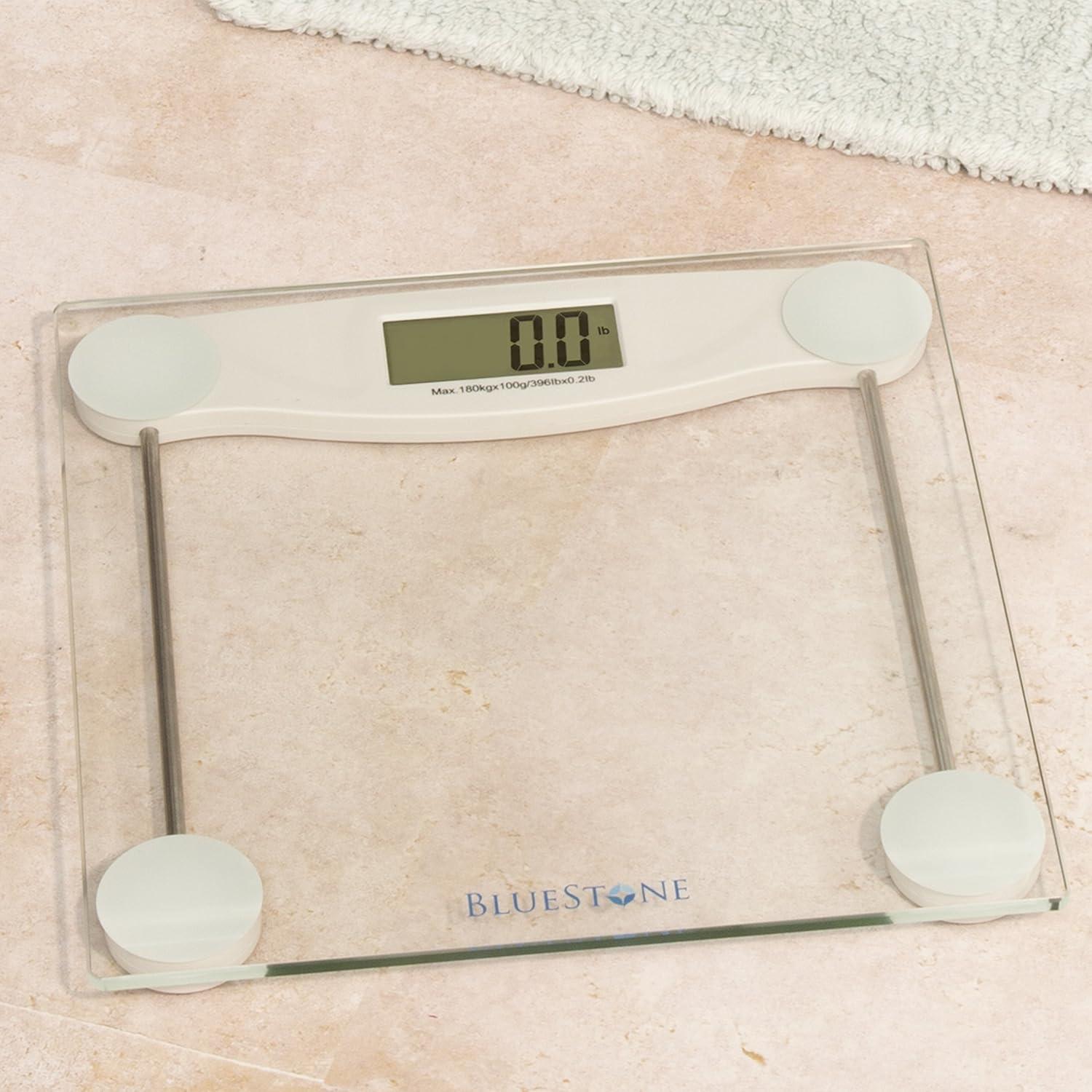 Escala de Baño Digital Bluestone - Vidrio Templado 181.44 kg