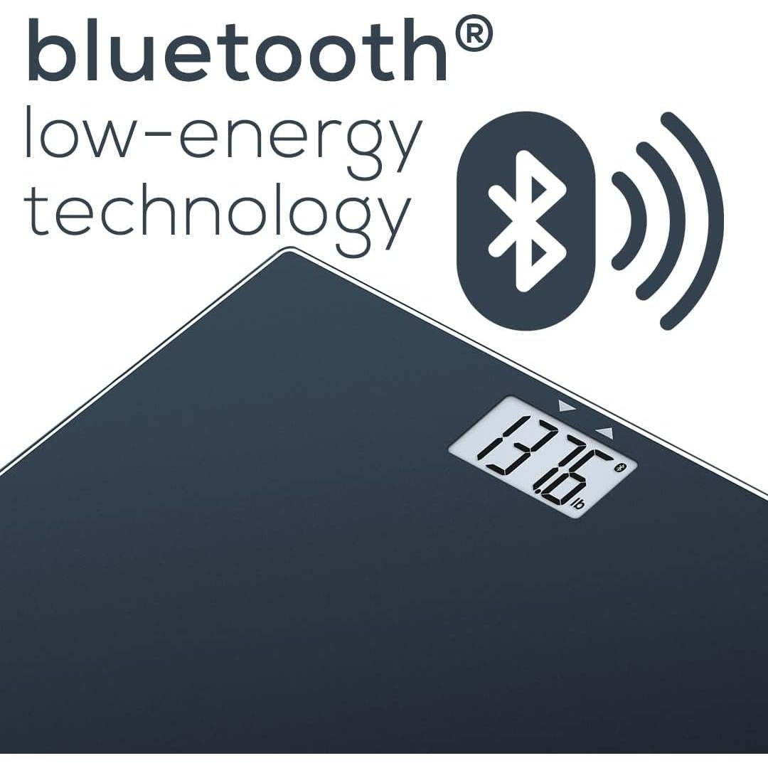 Báscula de vidrio Beurer GS435B con Bluetooth y IMC