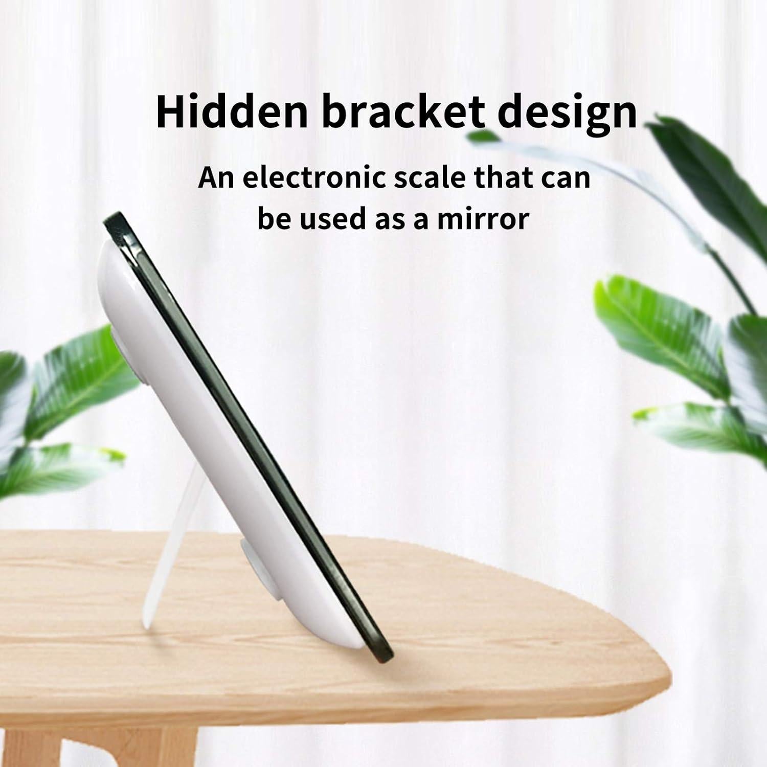 Báscula Digital de Viaje Venugopalan 180 kg con Espejo