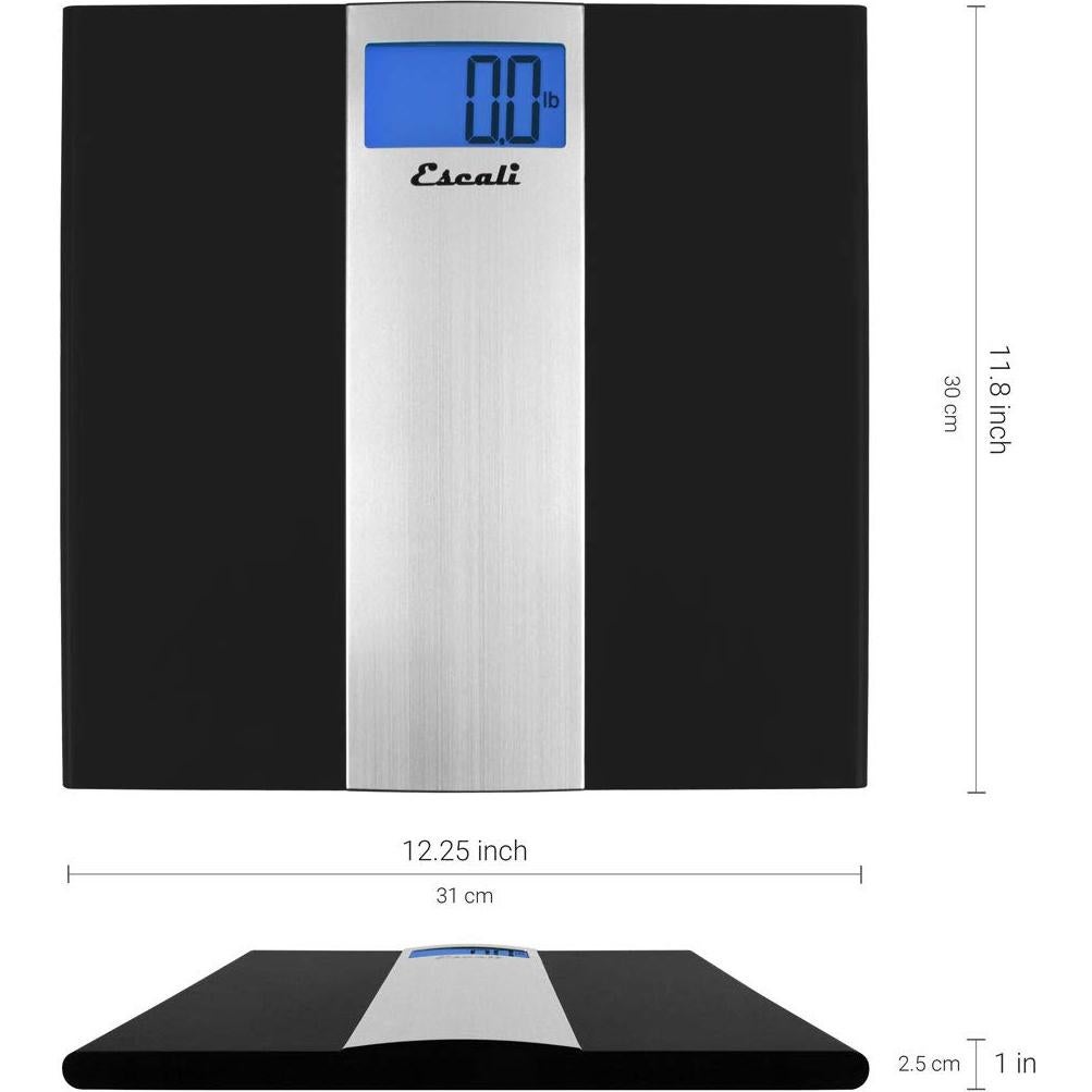 Balanza Digital de Baño Escali Ultra Slim 180 kg Diseño Elegante