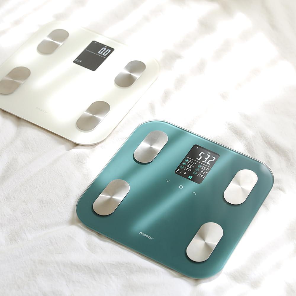Balanza Inteligente Mooas Bluetooth 180 kg Grasa Corporal IMC