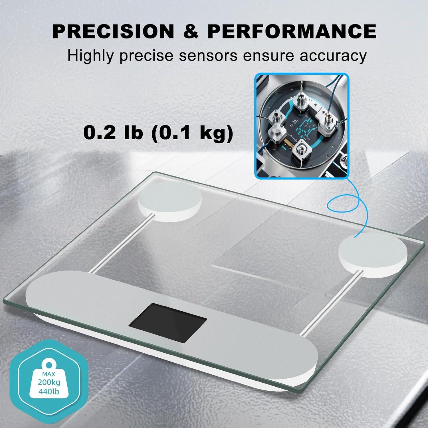 Báscula Digital que Habla Lenporl 200 kg con Pantalla LCD