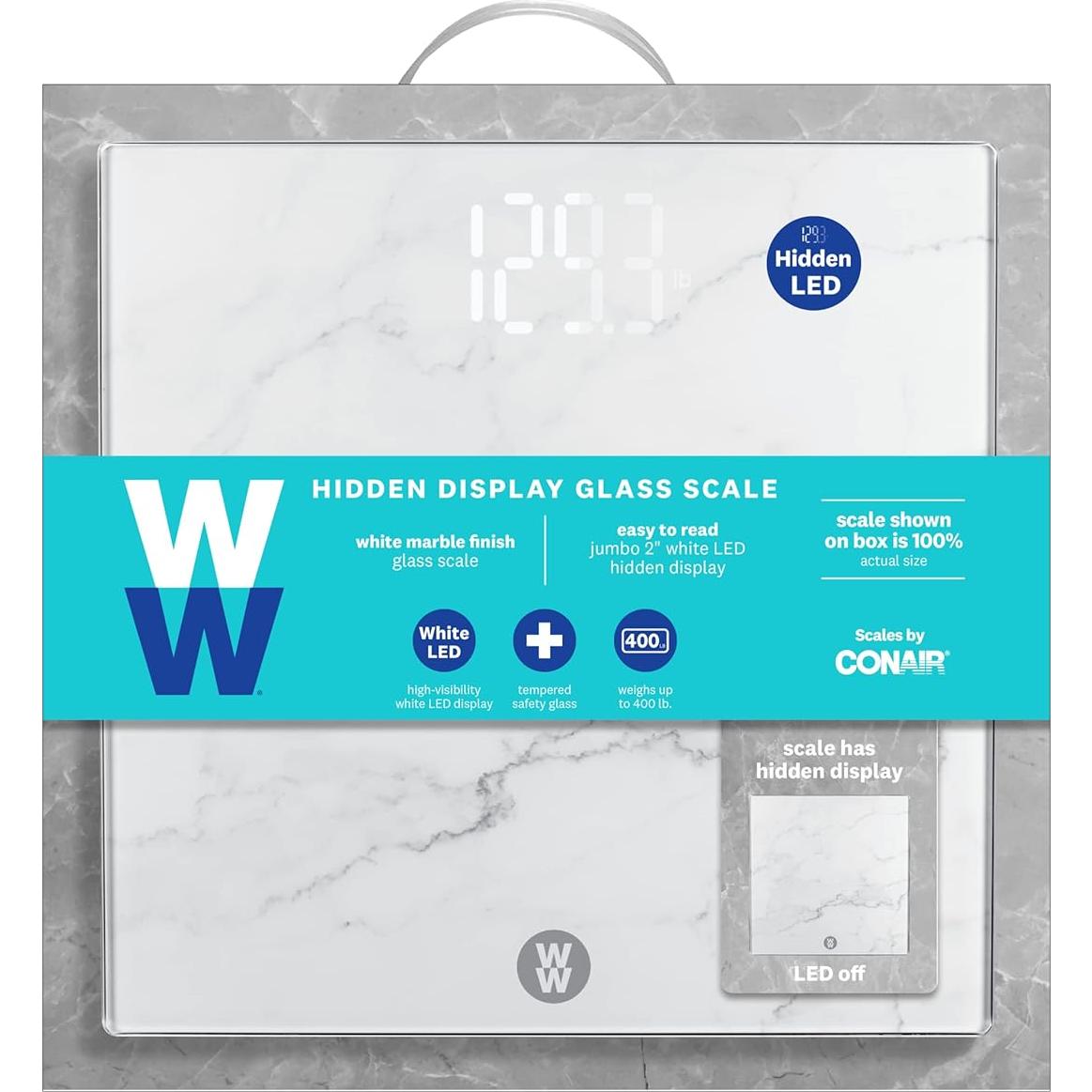 Báscula Digital de Baño Conair WW545Z Acabado Mármol 182 kg