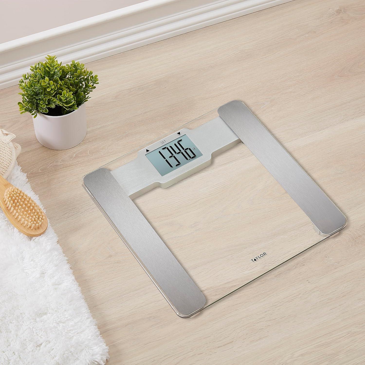 Escala de Composición Corporal Digital Taylor, 181 kg, Vidrio