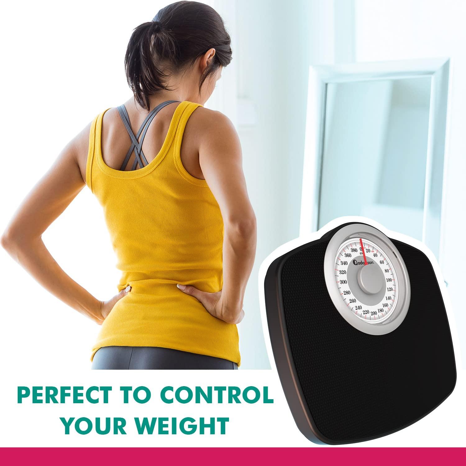 Báscula Analógica Adamson A25W - Hasta 181.44 kg - Dial 13.46 cm