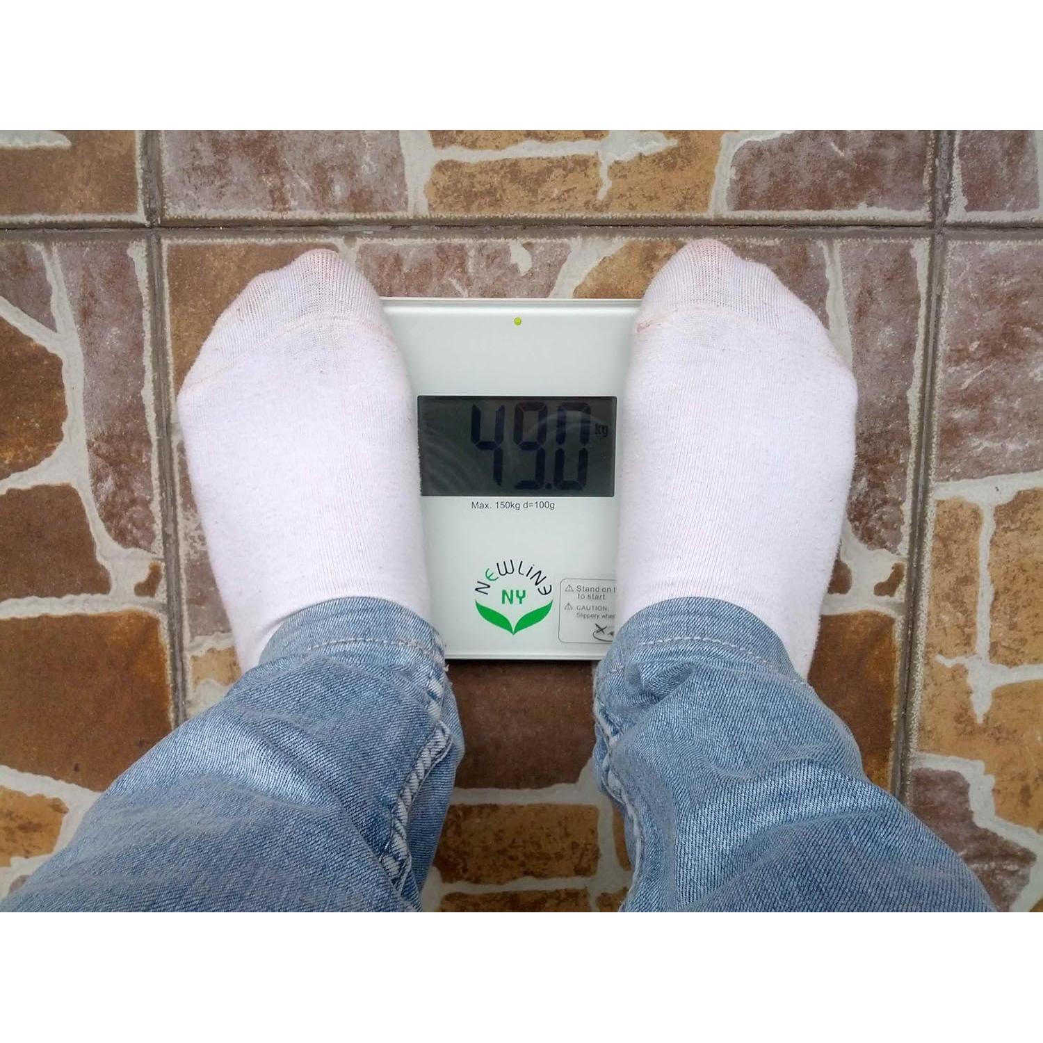 Báscula de Baño de Viaje Newline SBB0638SM Blanca 147.42 kg