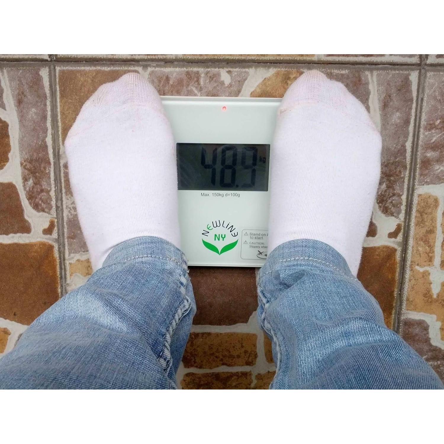 Báscula de Baño de Viaje Newline SBB0638SM Blanca 147.42 kg