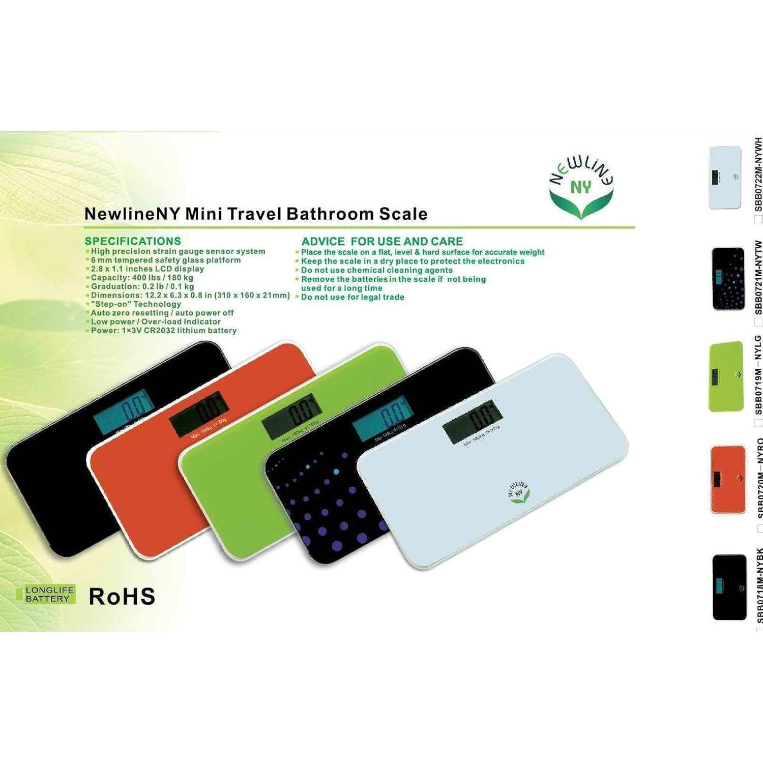 Escala Digital de Viaje Nueva Línea NY 700 Onda Moderna 180 kg