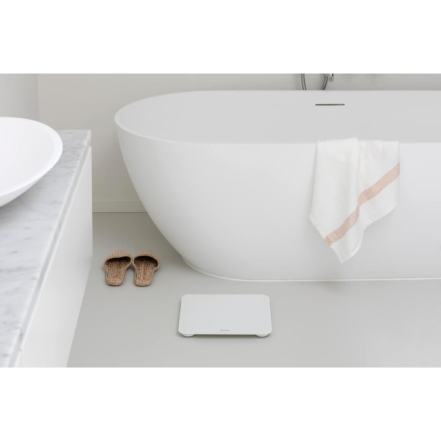Báscula Digital de Baño Brabantia Renew Blanca 180 kg LED