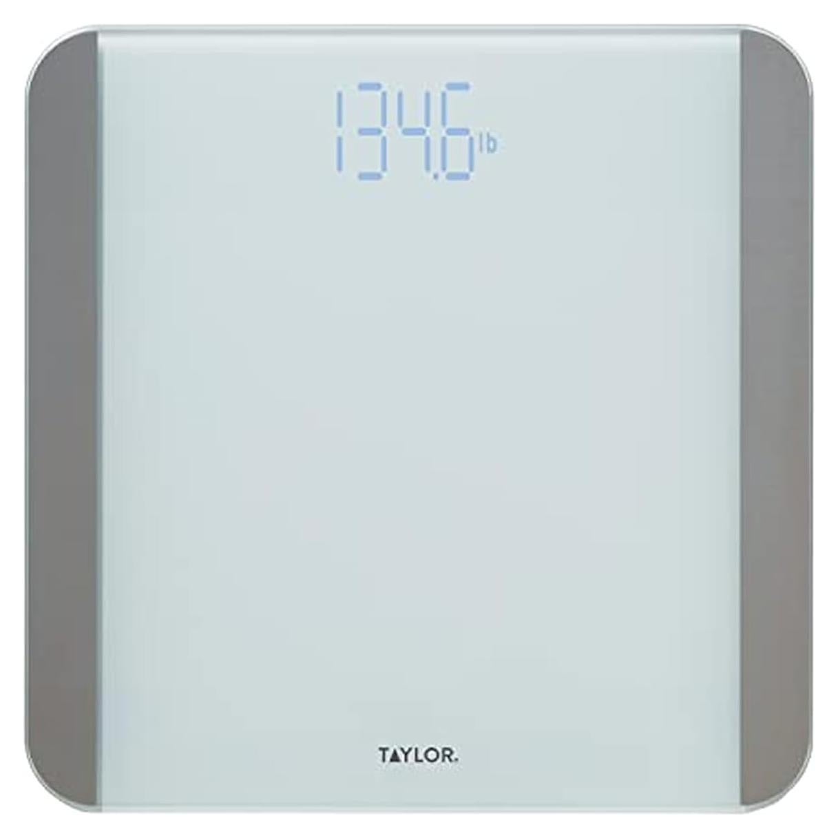 Báscula Digital de Vidrio Taylor 200 kg con Sensores LED