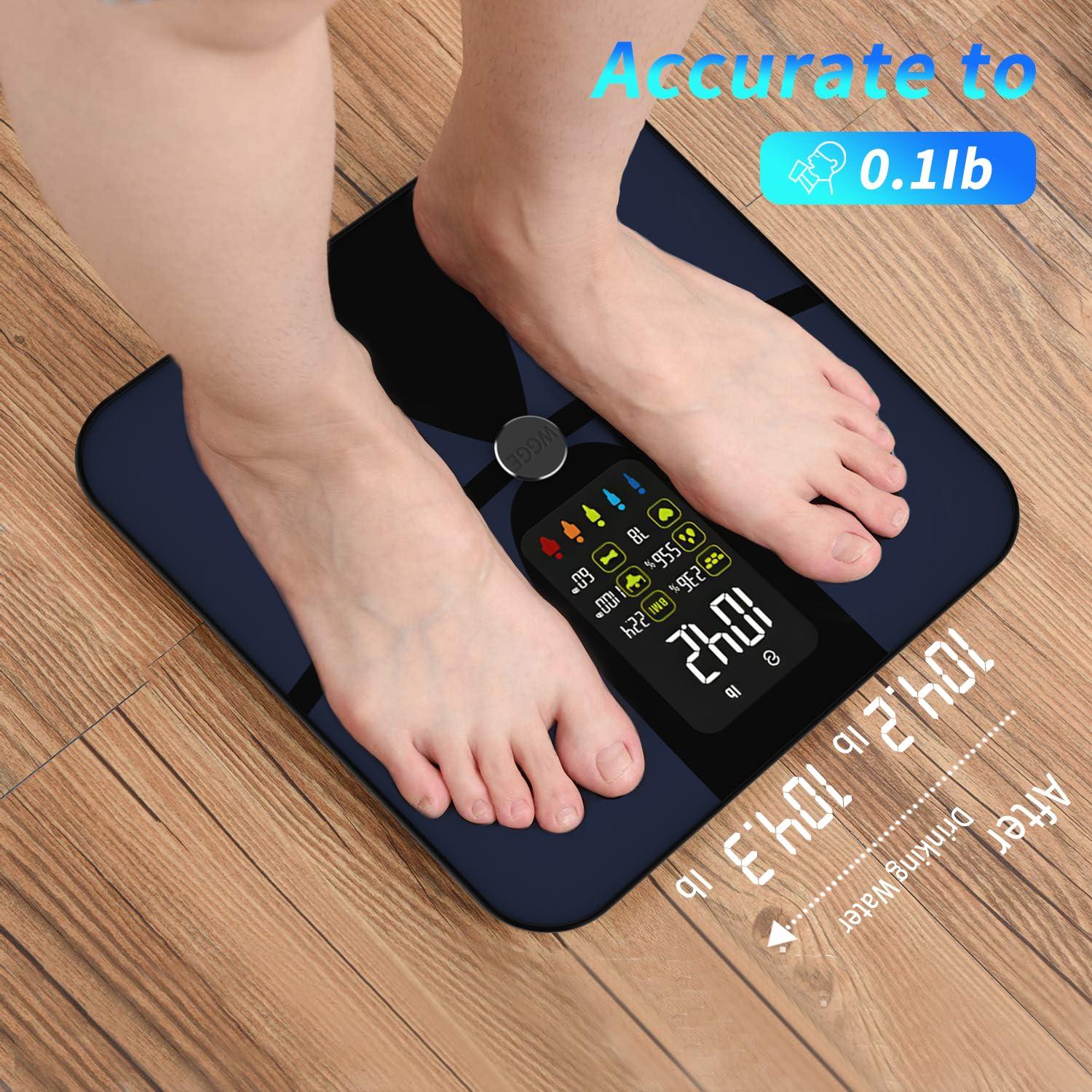 Escala de Peso Corporal Inteligente WGGE con 17 Métricas