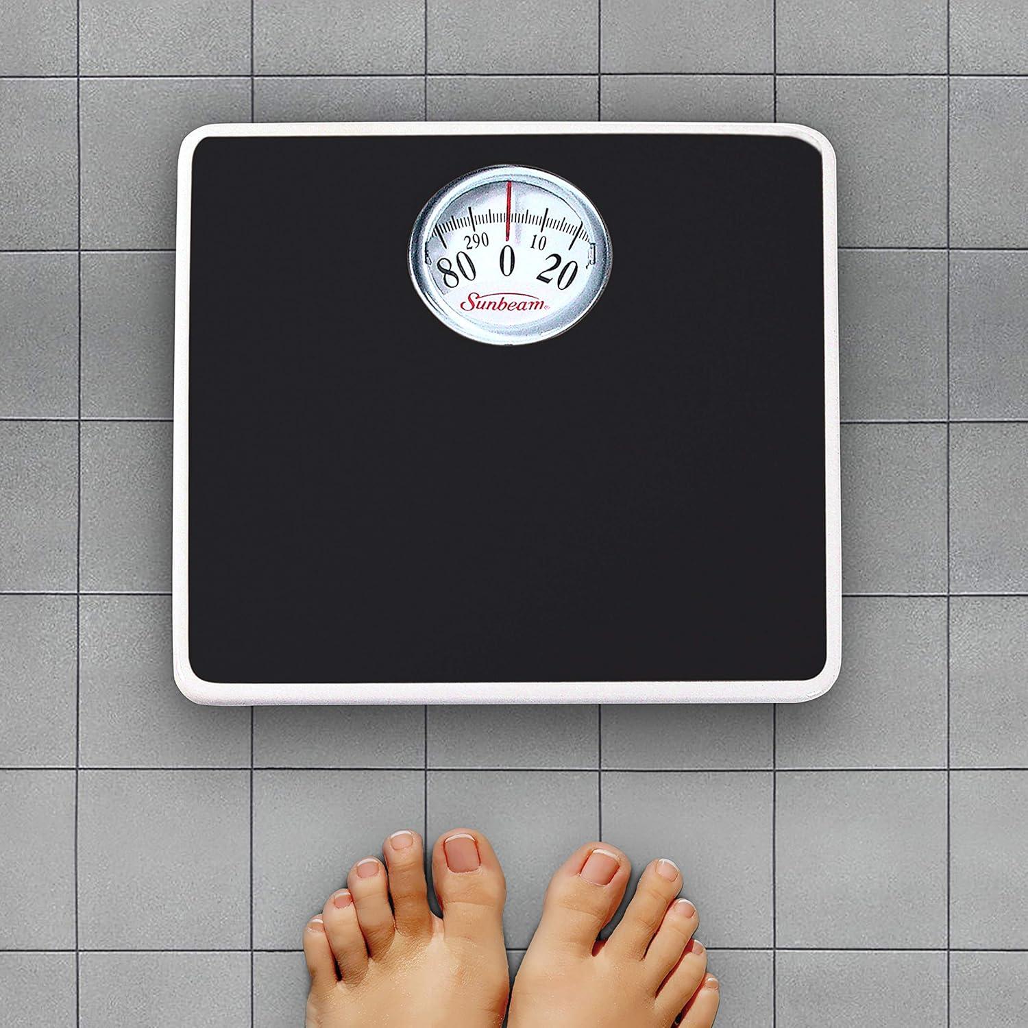 Báscula de Marcador Analógica Sunbeam 136 kg Negra