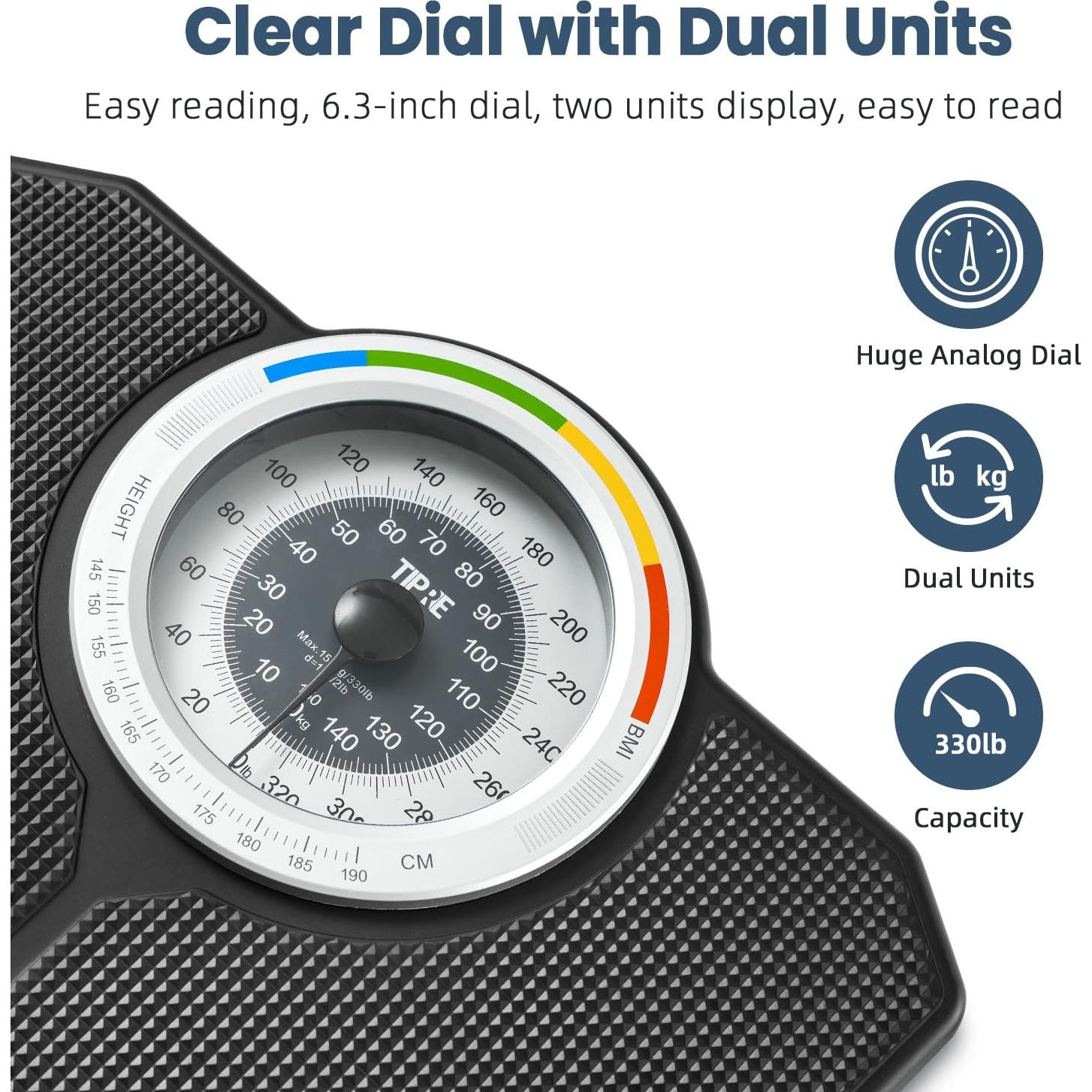 Escala Mecánica TIPRE 150kg con Dial Antideslizante