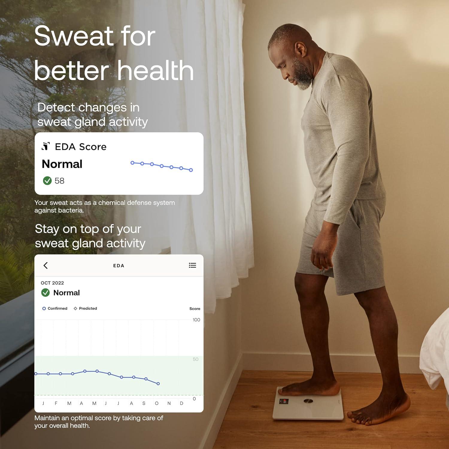 Báscula Inteligente Withings Body Comp - Análisis Corporal, Bluetooth, WiFi