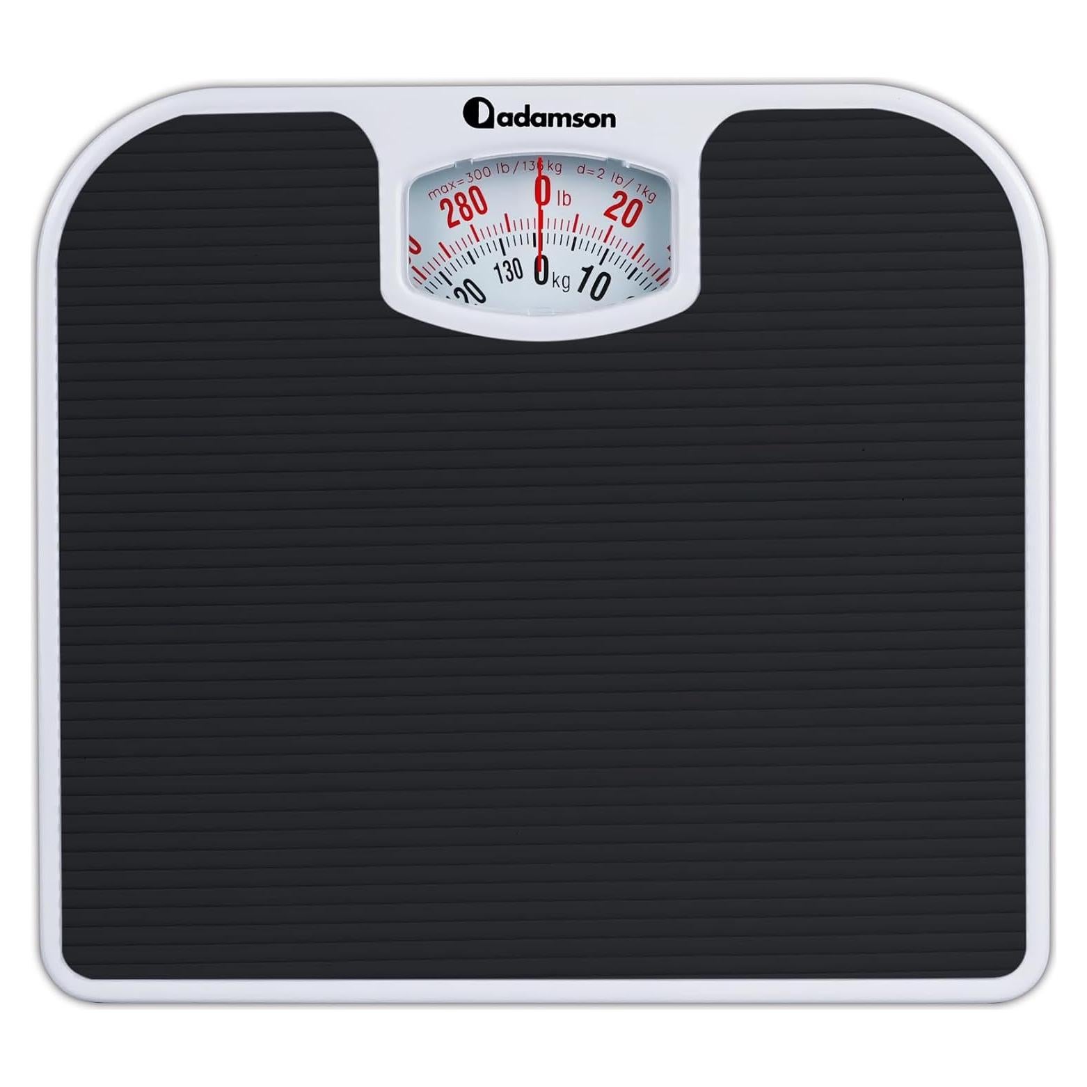 Báscula Analógica Adamson A21 - Soporta 136 kg - Antideslizante