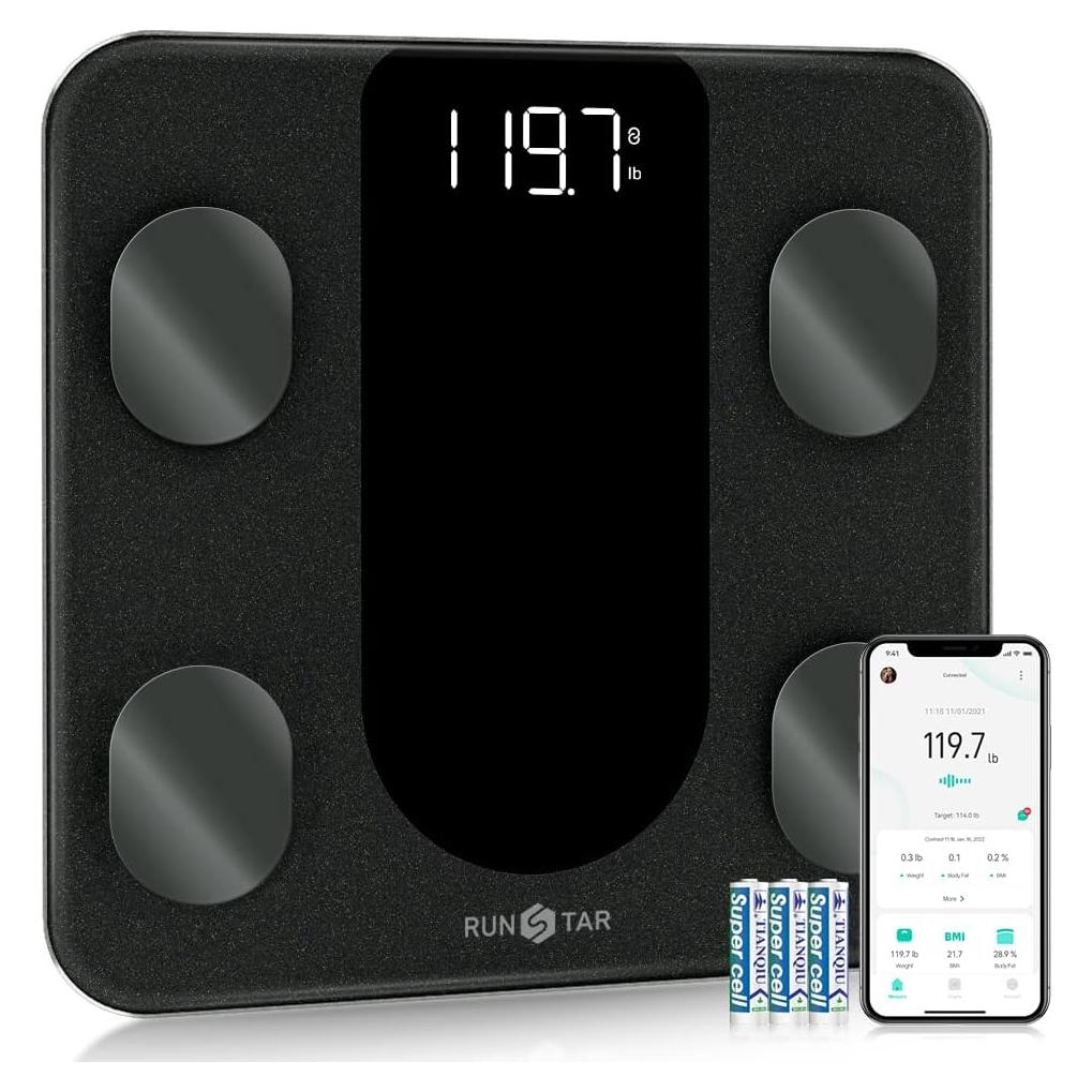 Báscula Inteligente RunSTAR Digital 180 kg - Grasa Corporal