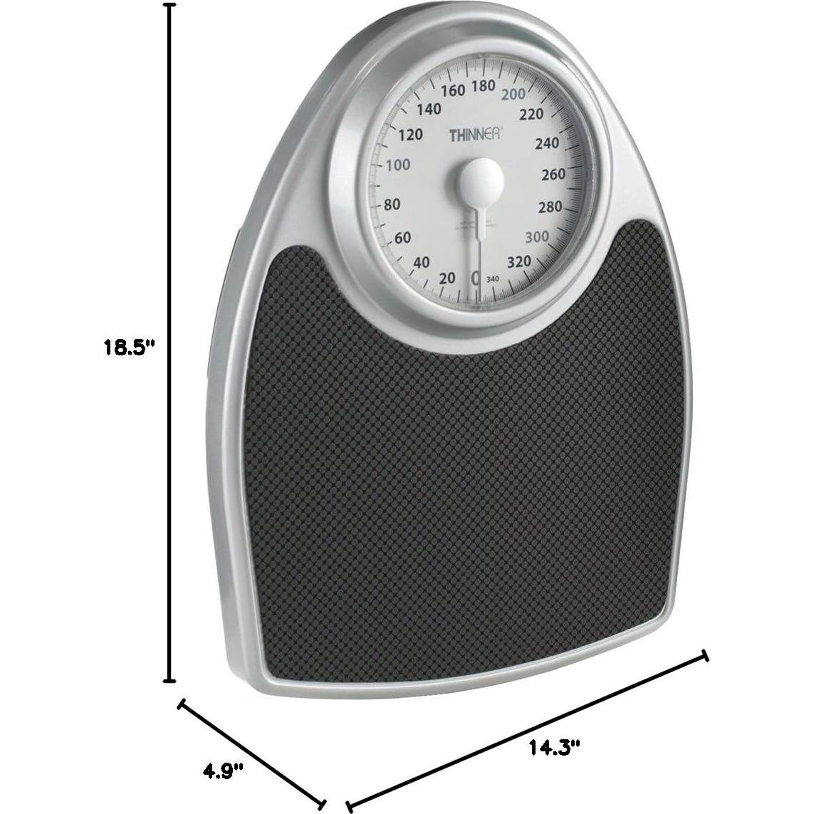 Balanza de Baño Analógica Conair Thinner 149.7 kg Negra