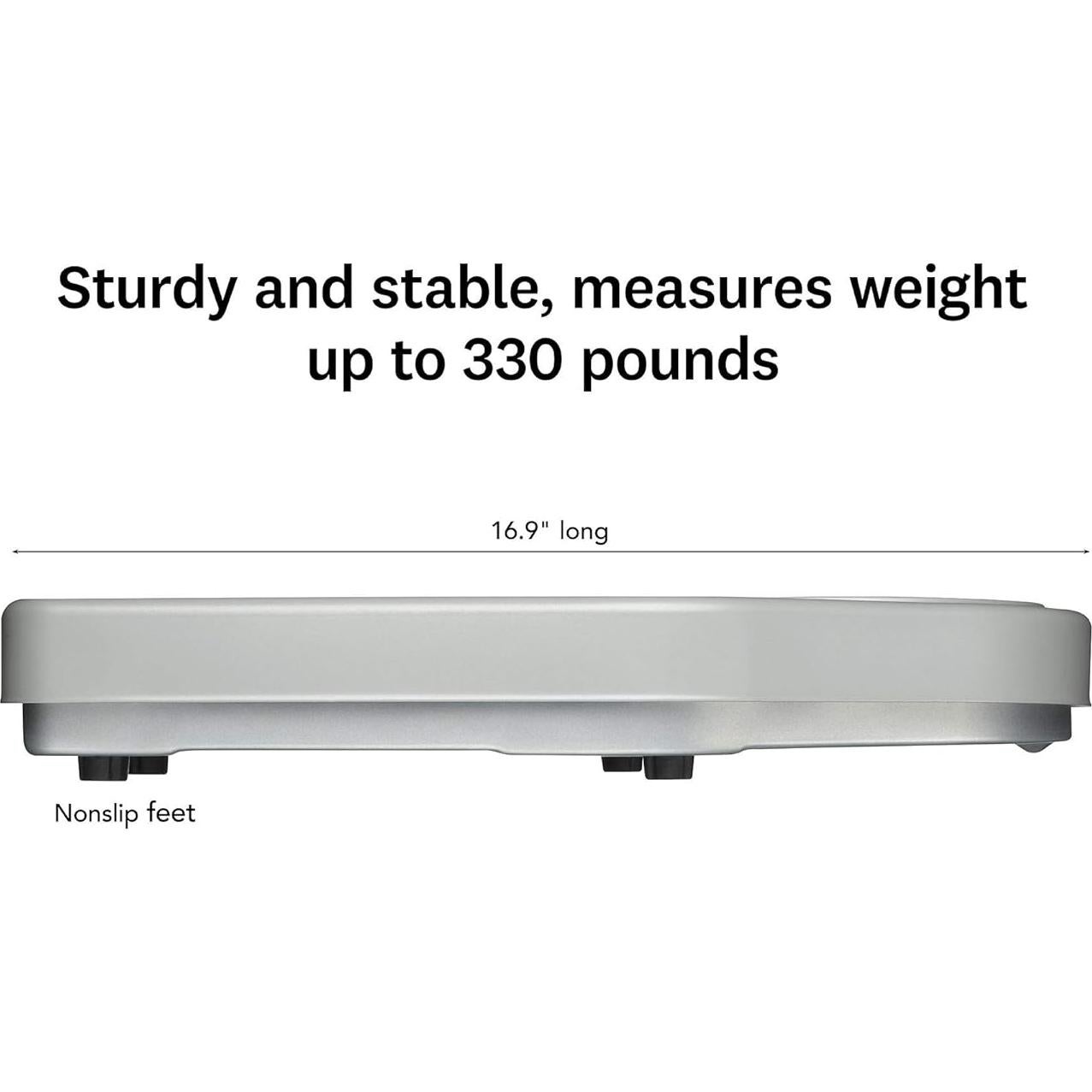 Balanza de Baño Analógica Thinner Conair 150 kg Plata