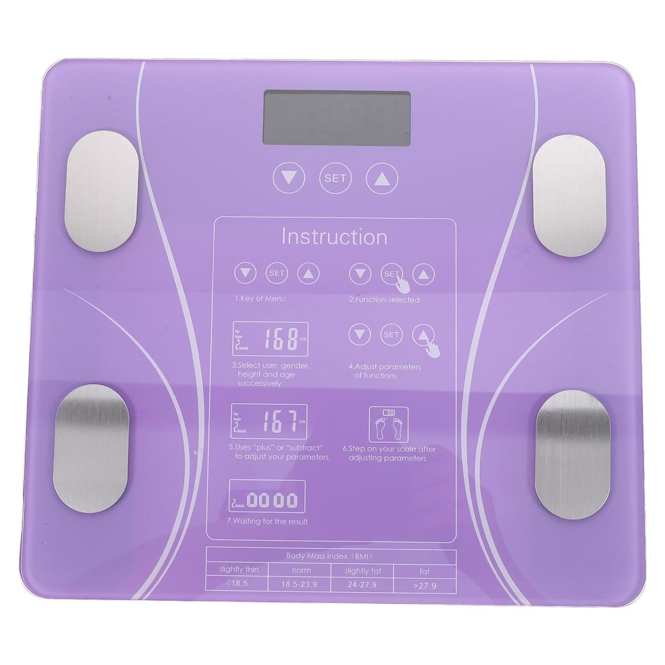 Báscula Digital de Grasa Corporal Toddmomy 28.7cm - BMI Inteligente
