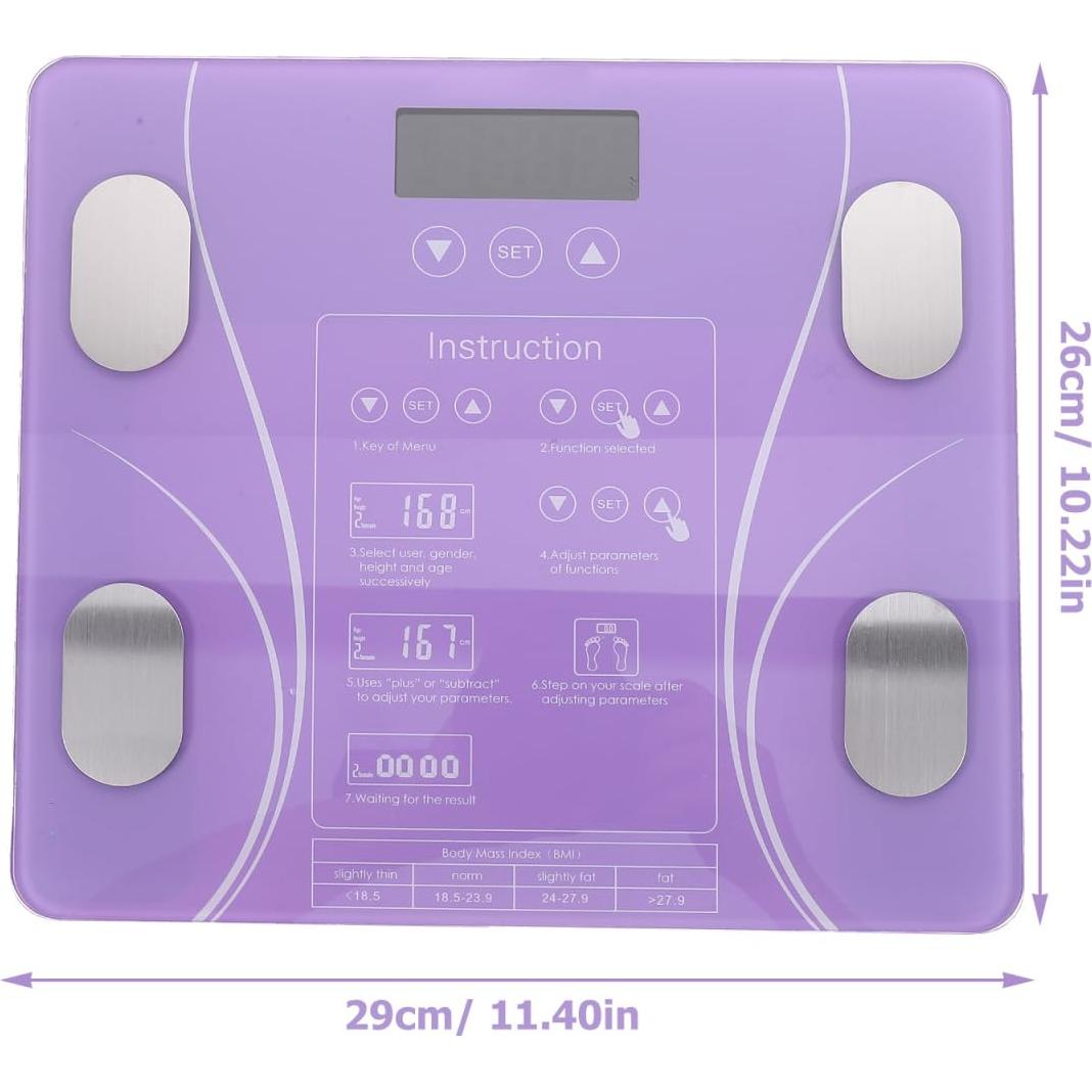 Báscula Digital de Grasa Corporal Toddmomy 28.7cm - BMI Inteligente