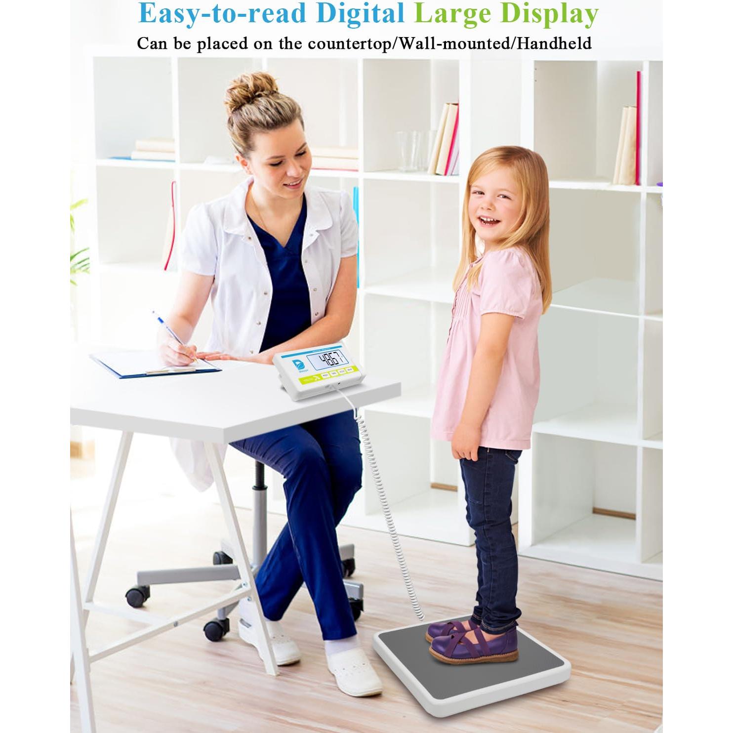 Báscula Médica Digital Dloiyyn 300kg Pantalla Retroiluminada