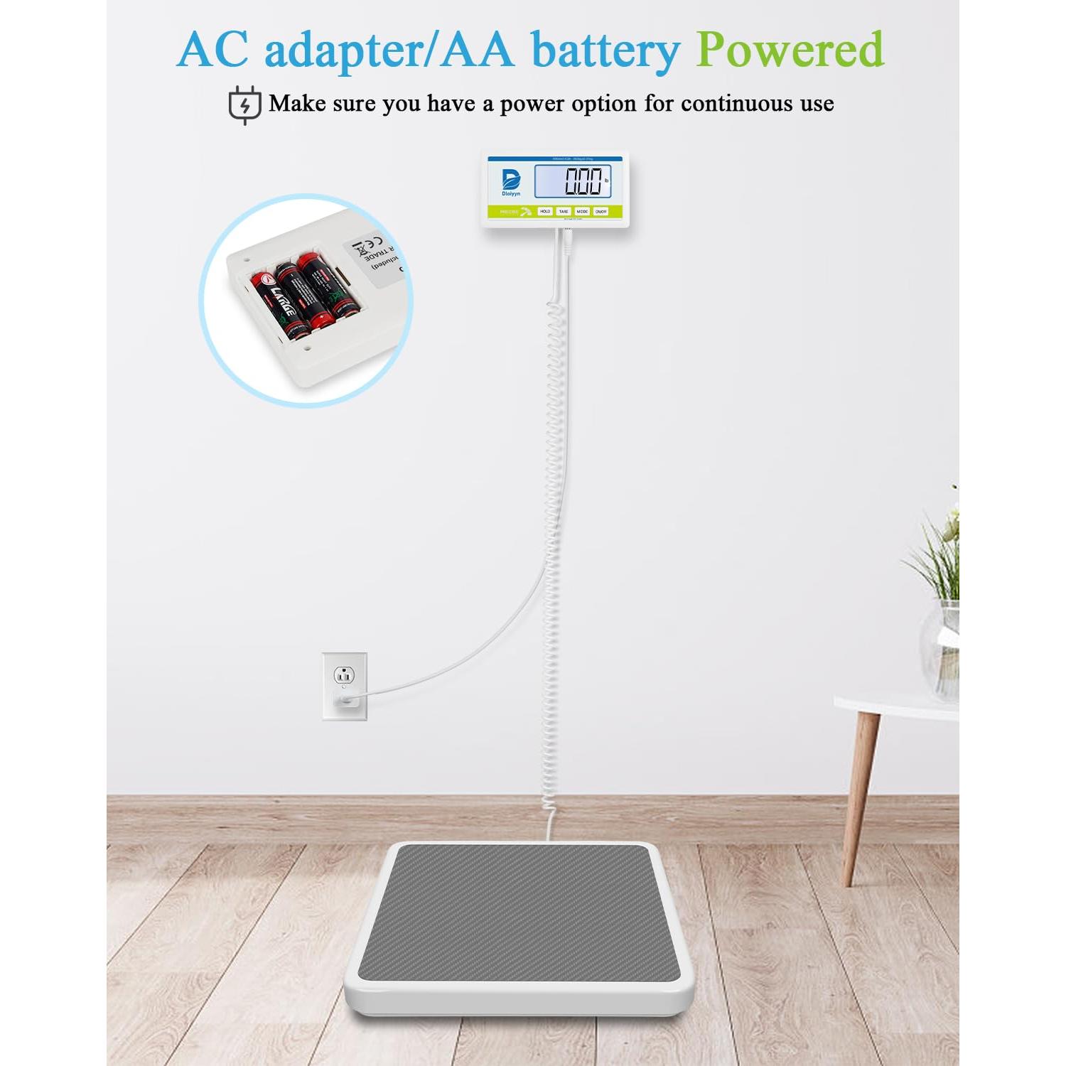 Báscula Médica Digital Dloiyyn 300kg Pantalla Retroiluminada