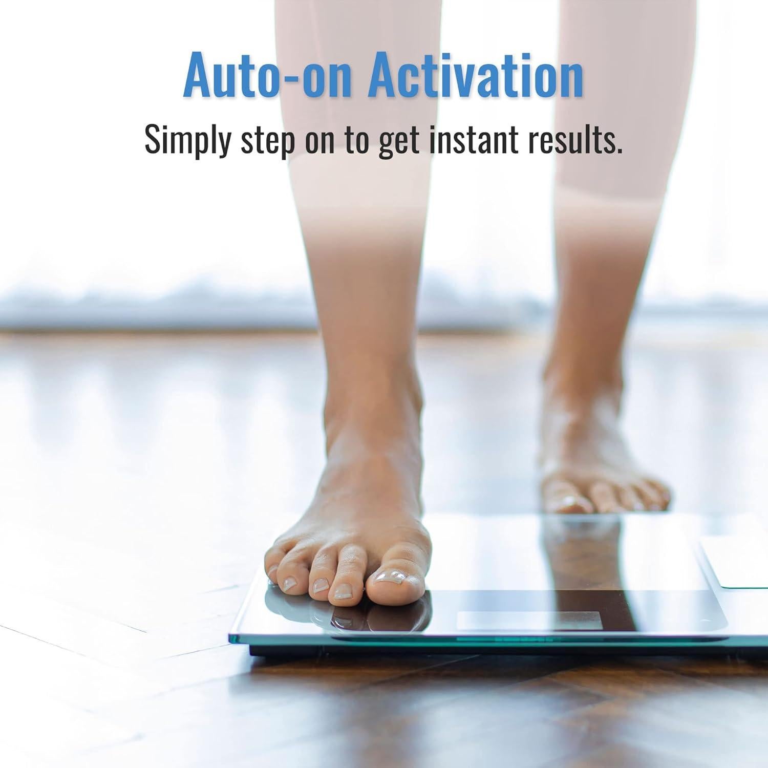 Báscula Digital DMI de Vidrio Templado con Pantalla LCD 199.58 kg