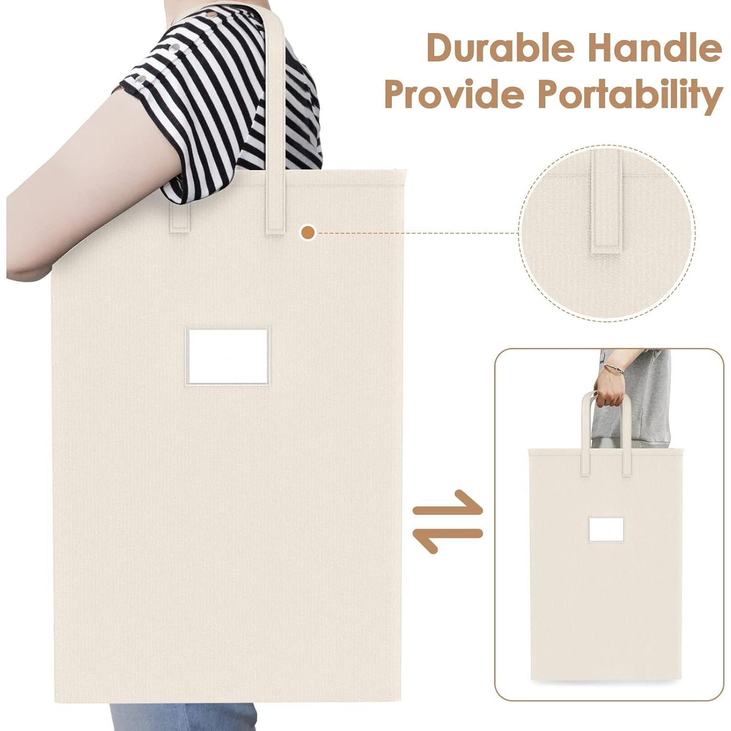 Cesta de Ropa Sucia Grande 75L Marching Pin Impermeable