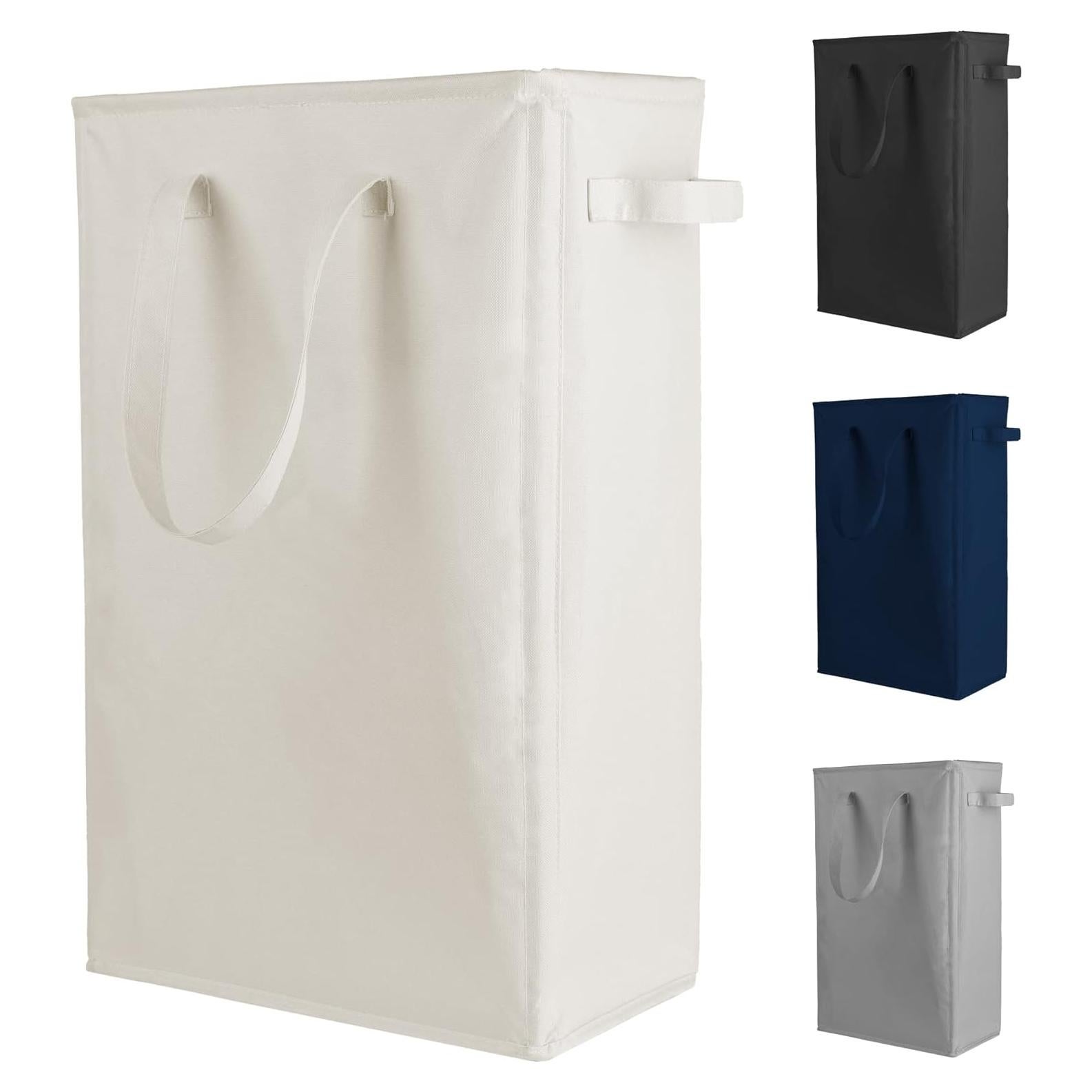 Cesta de Ropa Sucia Plegable Odonata 45L Beige Delgado